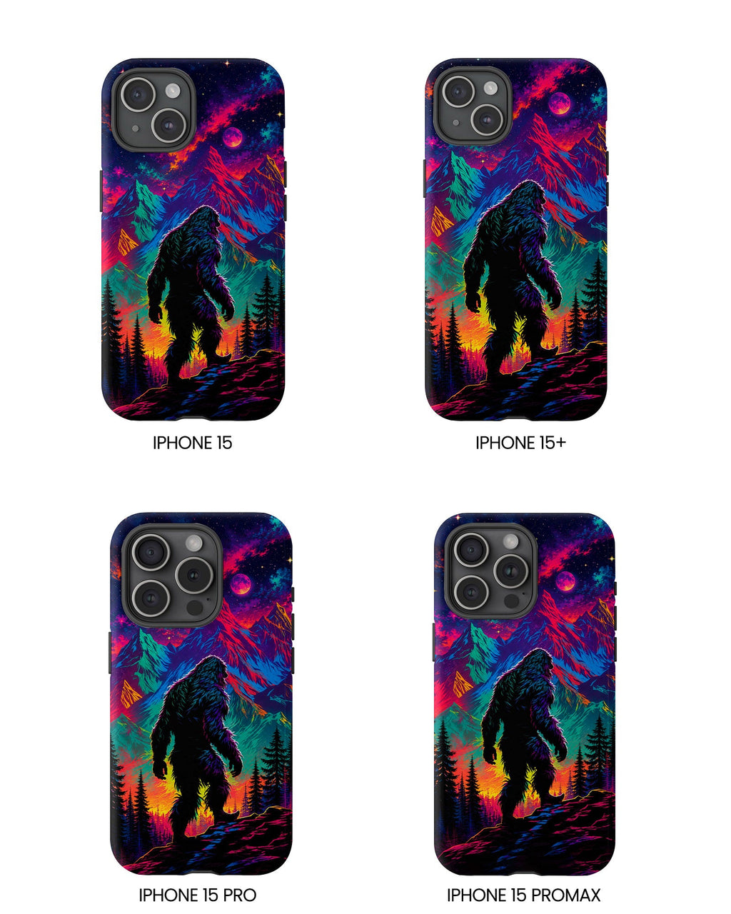 NEON WILDERNESS BIGFOOT PHONE CASE   - TLHN1905264