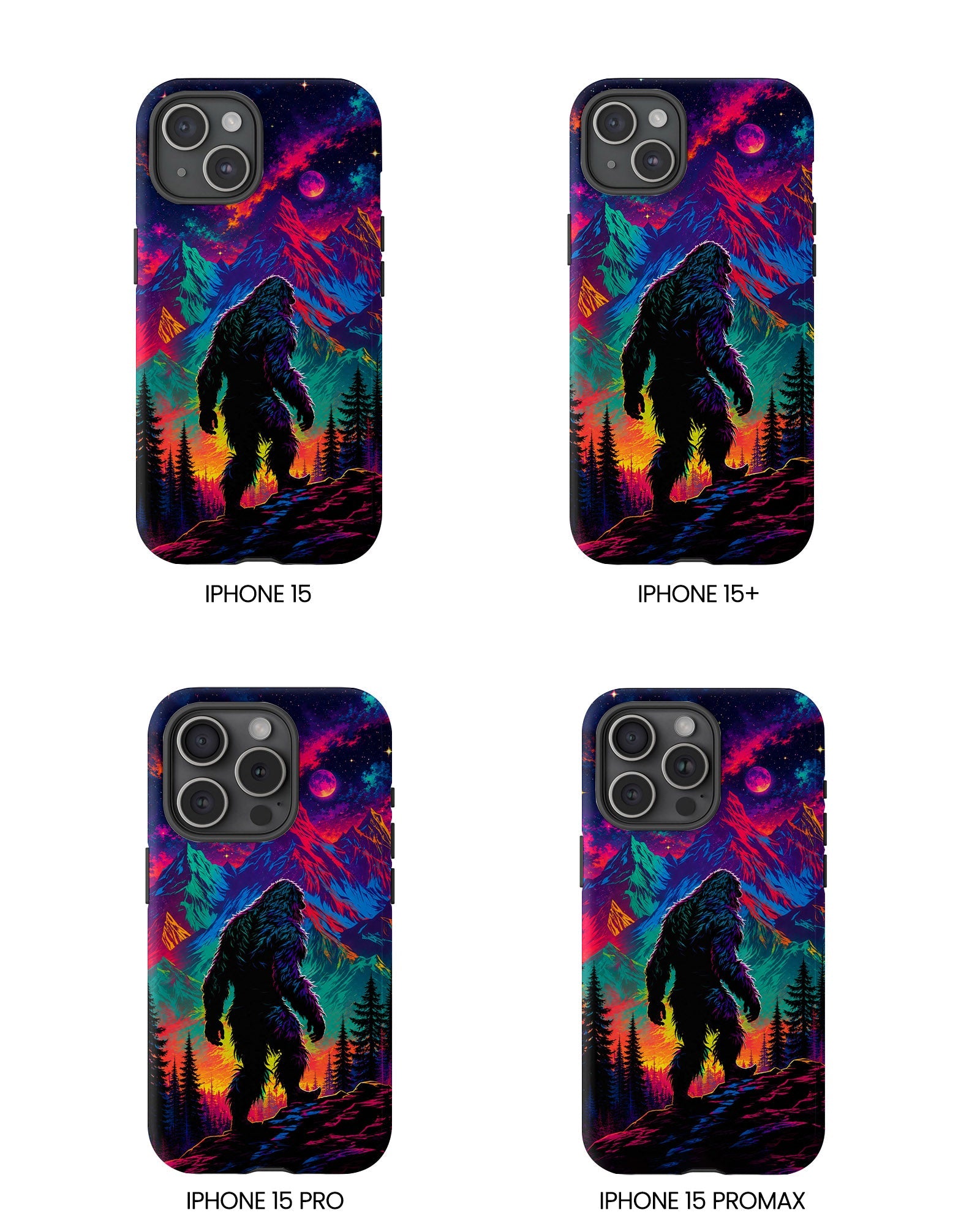 NEON WILDERNESS BIGFOOT PHONE CASE   - TLHN1905264