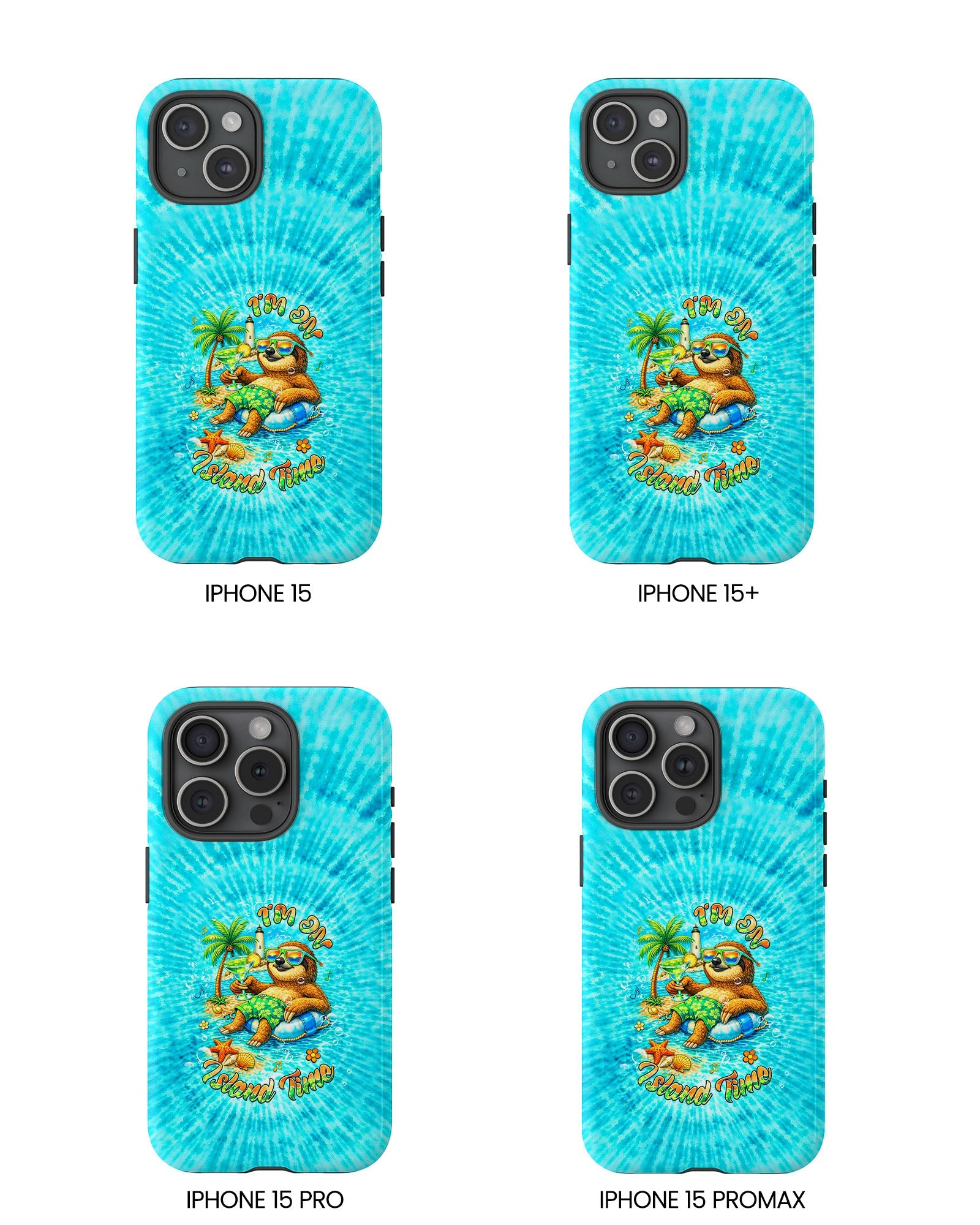 I'M ON ISLAND TIME SLOTH   PHONE CASE  - TLHG1205264