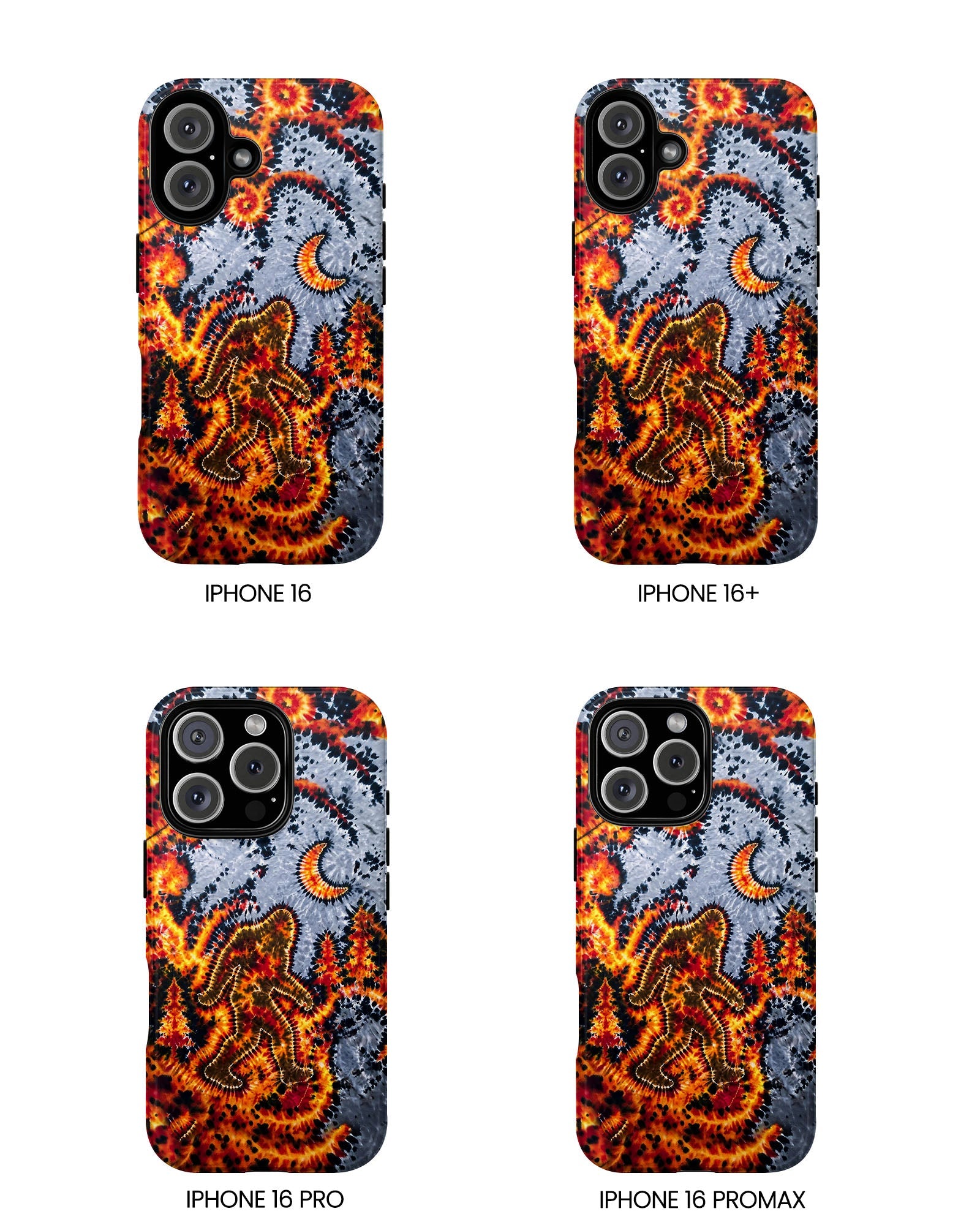 BIGFOOT IN FOREST CRESCENT MOON PHONE CASE  - TLHG2805264