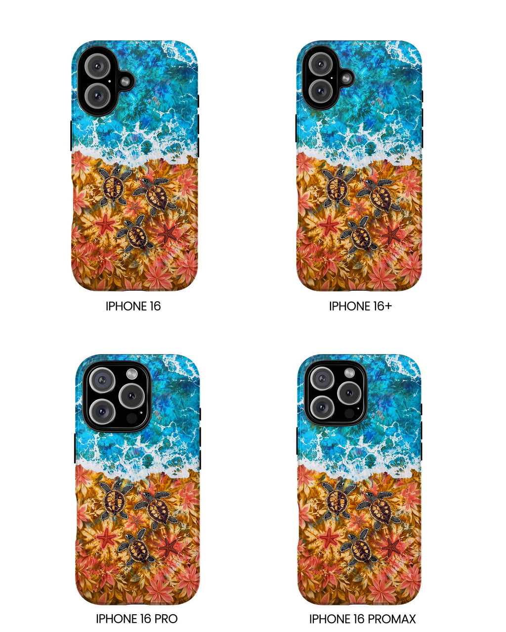 SEA TURTLE SALTY WAVES PHONE CASE  - TLHG1405264