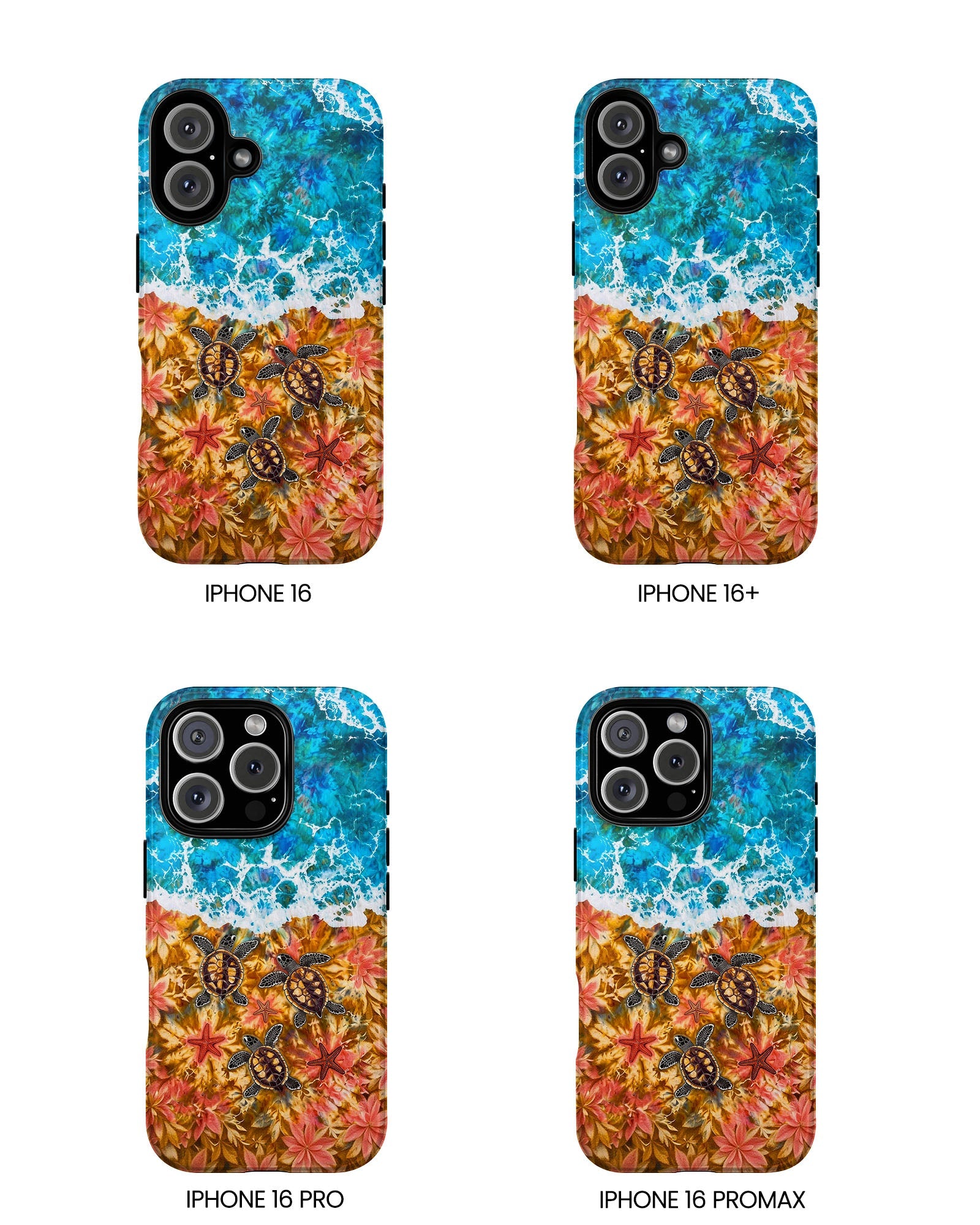 SEA TURTLE SALTY WAVES PHONE CASE  - TLHG1405264