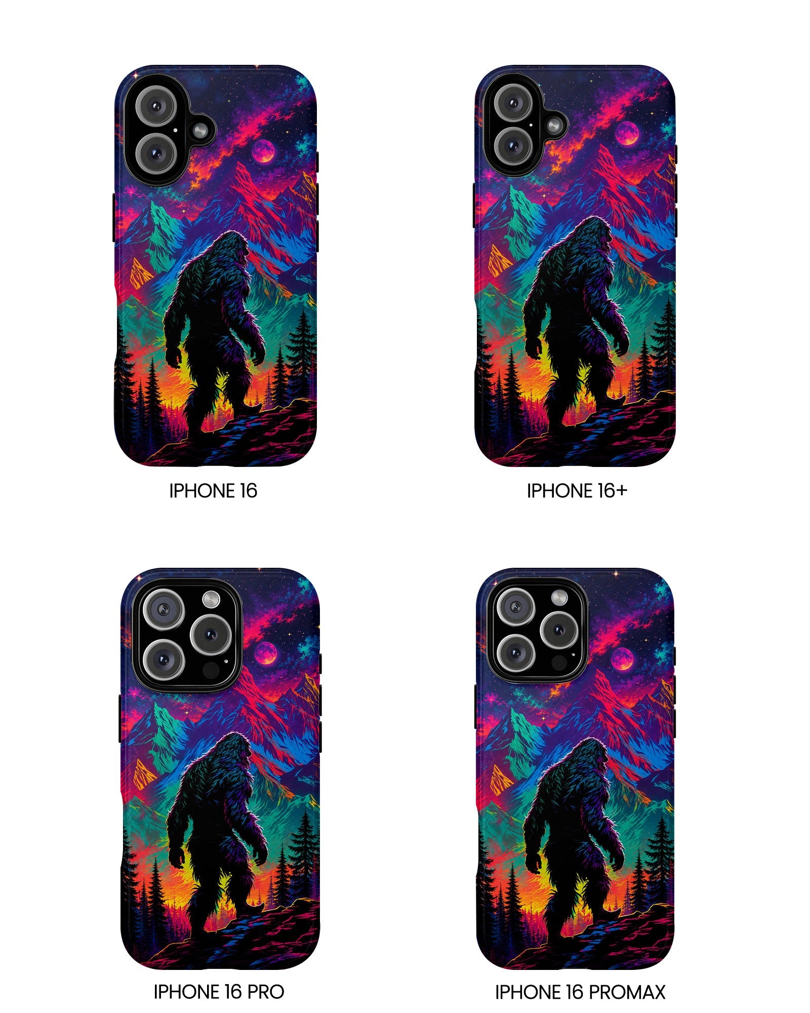 NEON WILDERNESS BIGFOOT PHONE CASE   - TLHN1905264