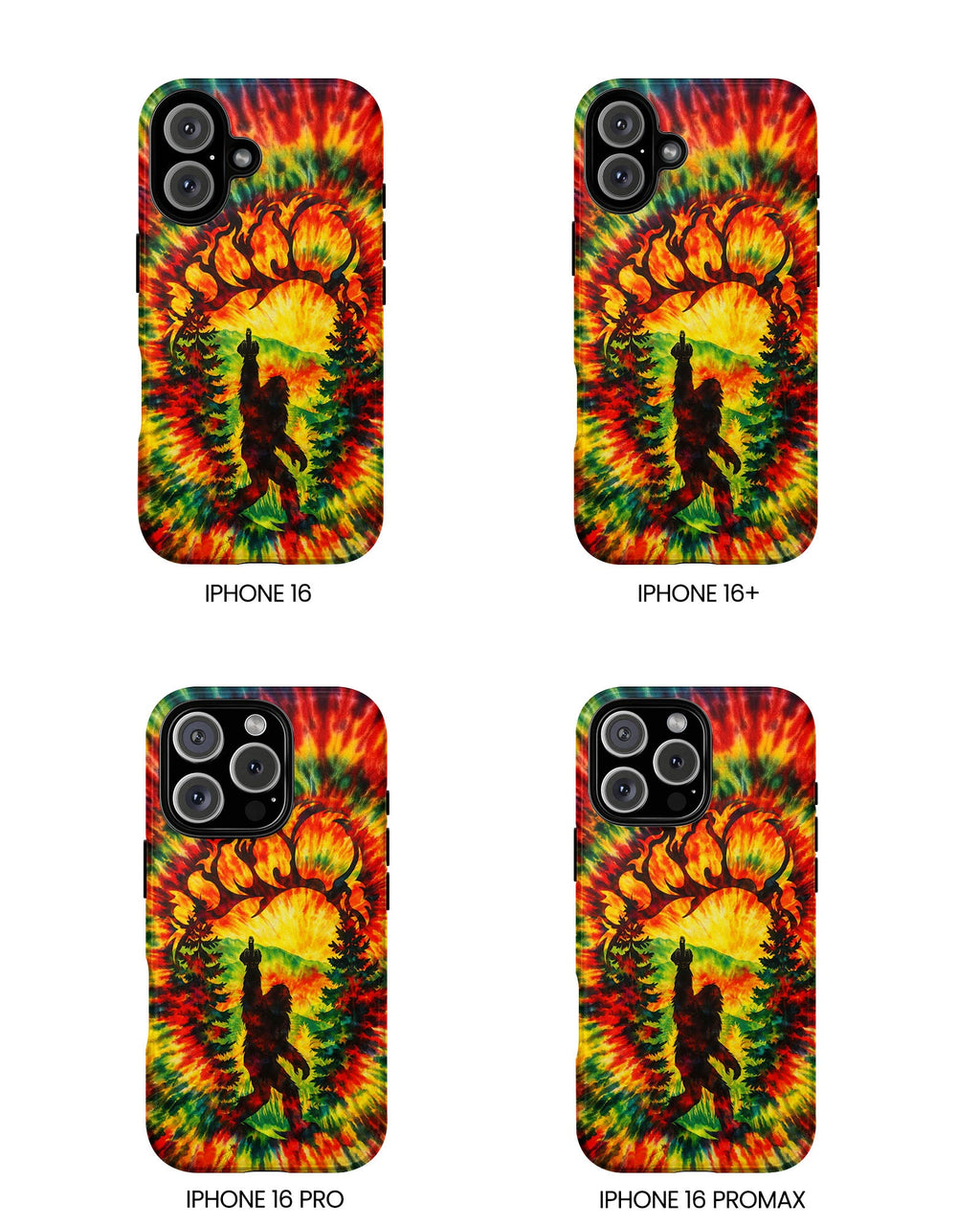 BIGFOOT FOOTPRINT SWIRL  PHONE CASE  - TLTW2605262