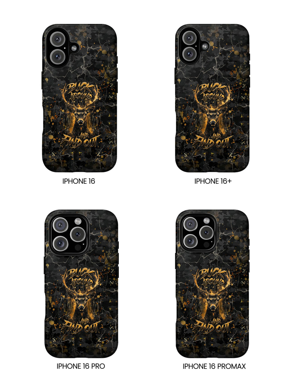 BUCK AROUND AND FIND OUT DEER HUNTING PHONE CASE - TLHG1805264