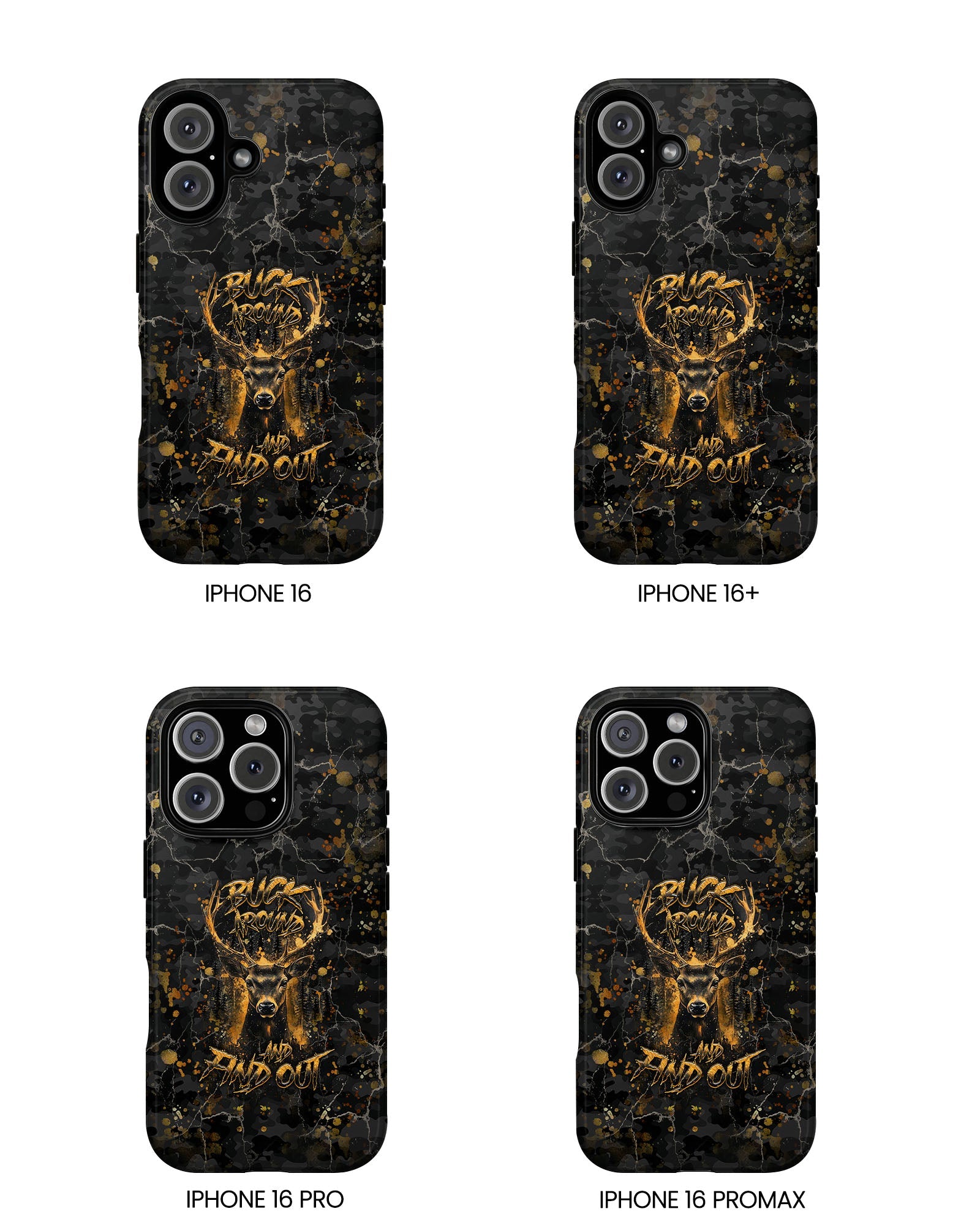 BUCK AROUND AND FIND OUT DEER HUNTING PHONE CASE - TLHG1805264