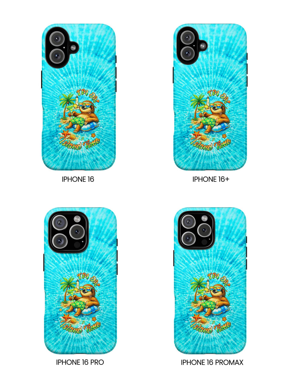 I'M ON ISLAND TIME SLOTH   PHONE CASE  - TLHG1205264