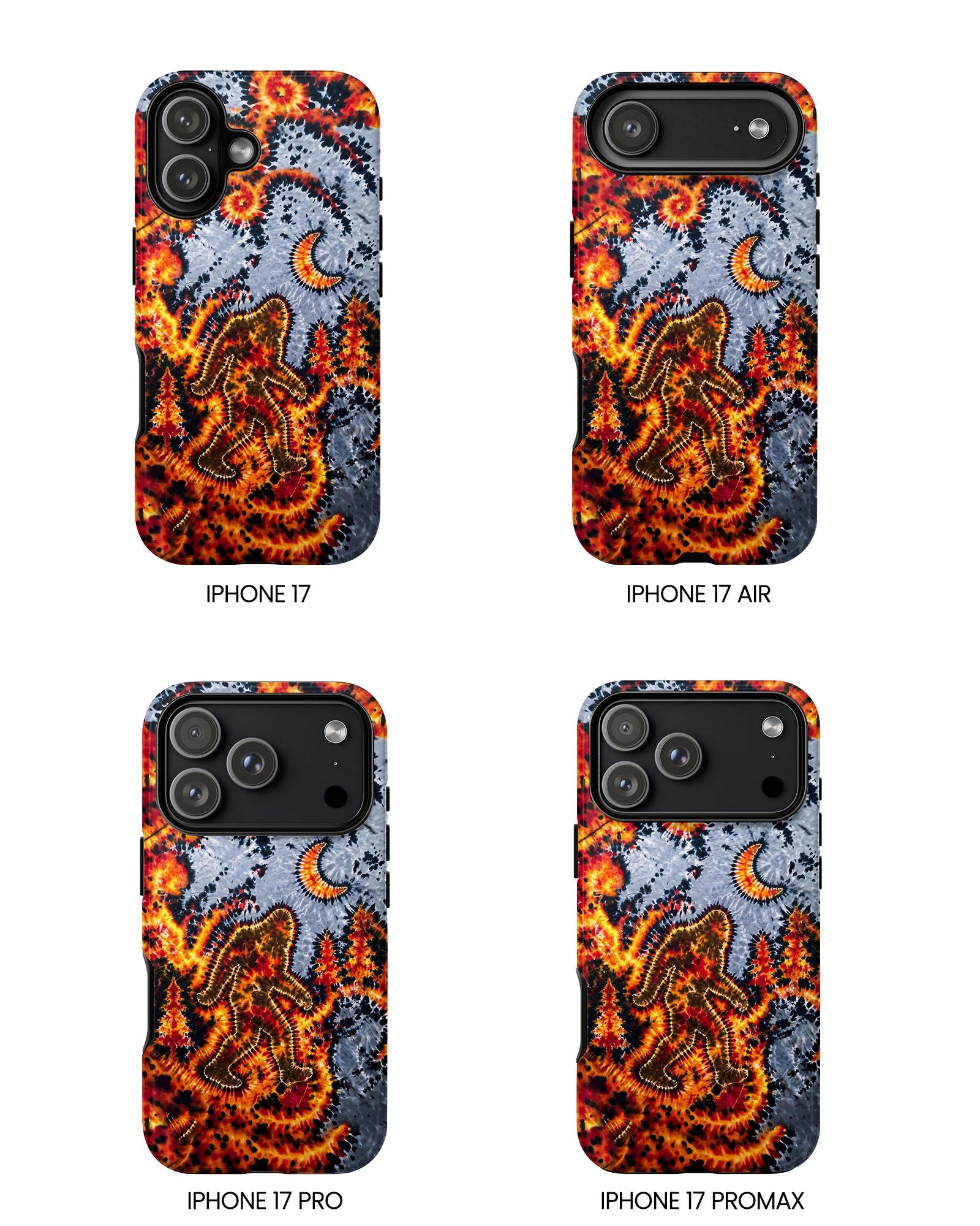 BIGFOOT IN FOREST CRESCENT MOON PHONE CASE  - TLHG2805264