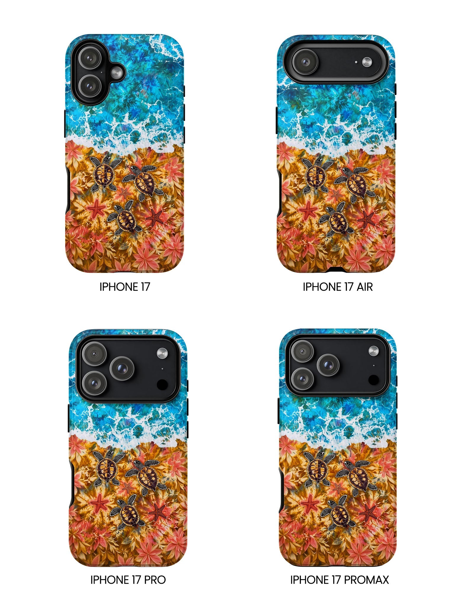 SEA TURTLE SALTY WAVES PHONE CASE  - TLHG1405264