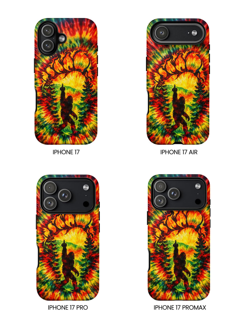 BIGFOOT FOOTPRINT SWIRL  PHONE CASE  - TLTW2605262