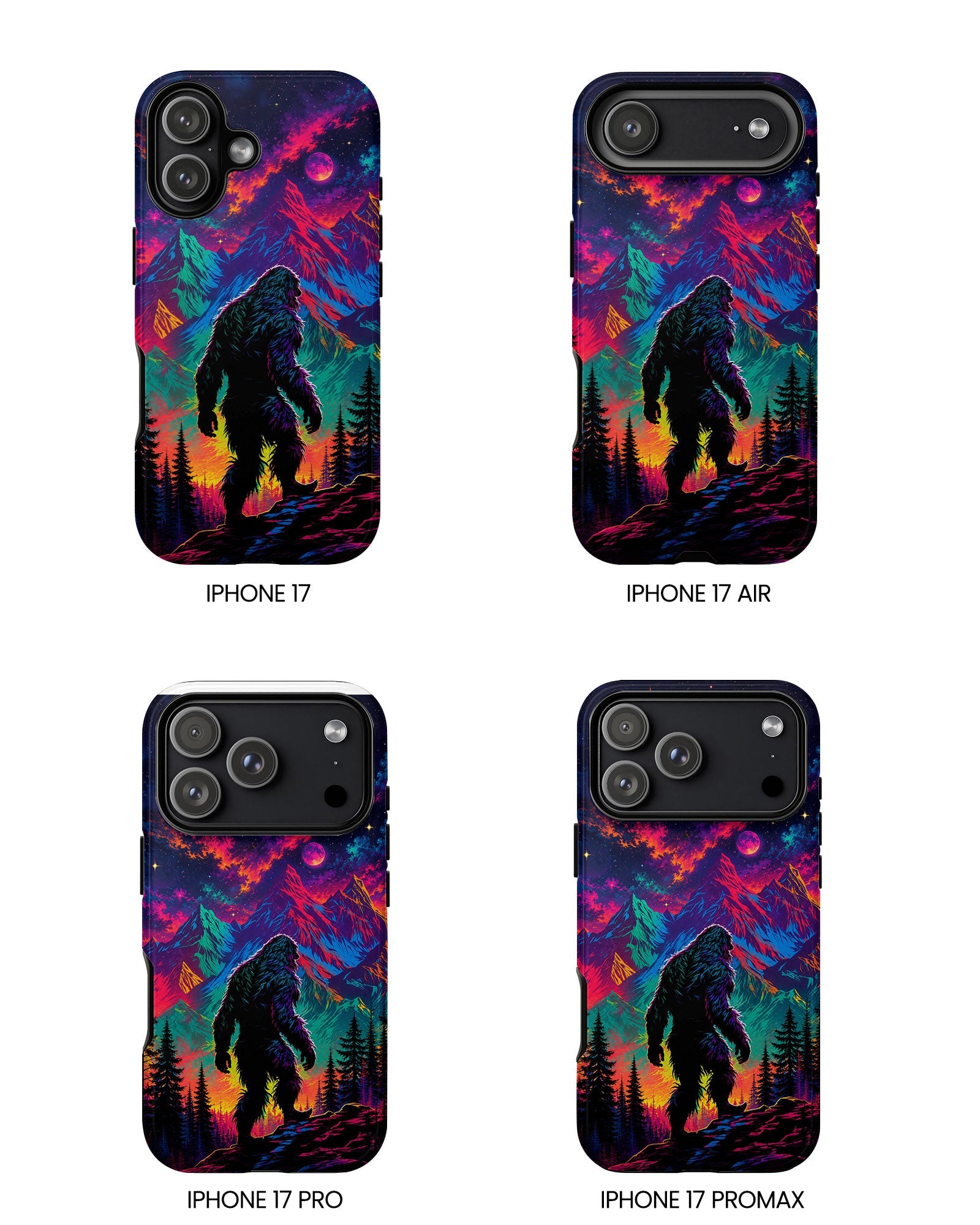 NEON WILDERNESS BIGFOOT PHONE CASE   - TLHN1905264