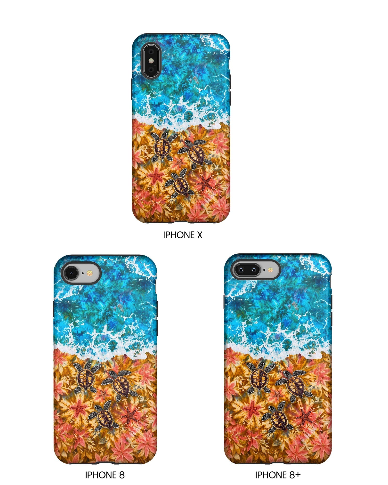 SEA TURTLE SALTY WAVES PHONE CASE  - TLHG1405264