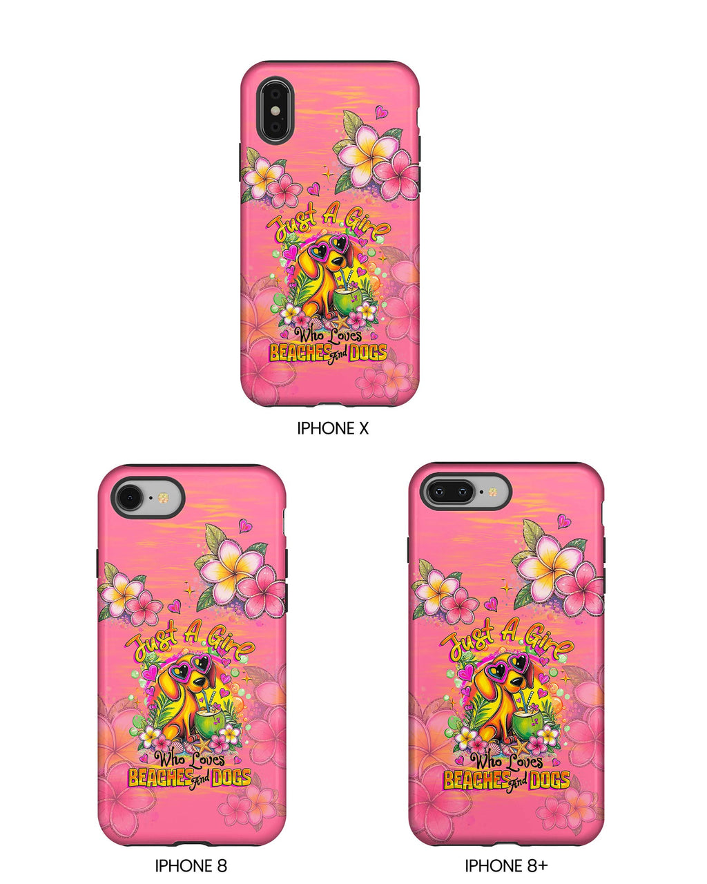 JUST A GIRL WHO LOVES DACHSHUND DOG PHONE CASE  - TLHG2005264