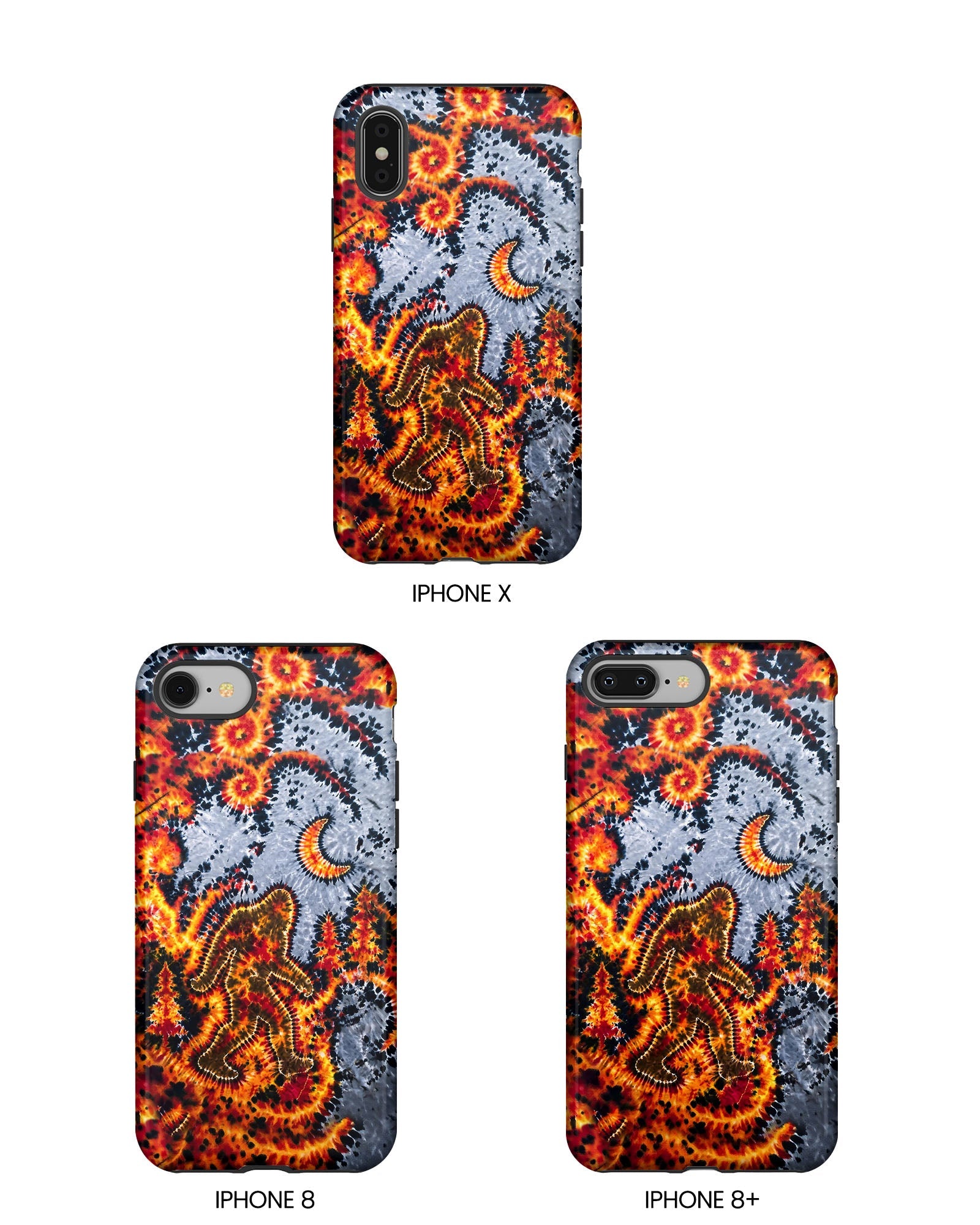 BIGFOOT IN FOREST CRESCENT MOON PHONE CASE  - TLHG2805264
