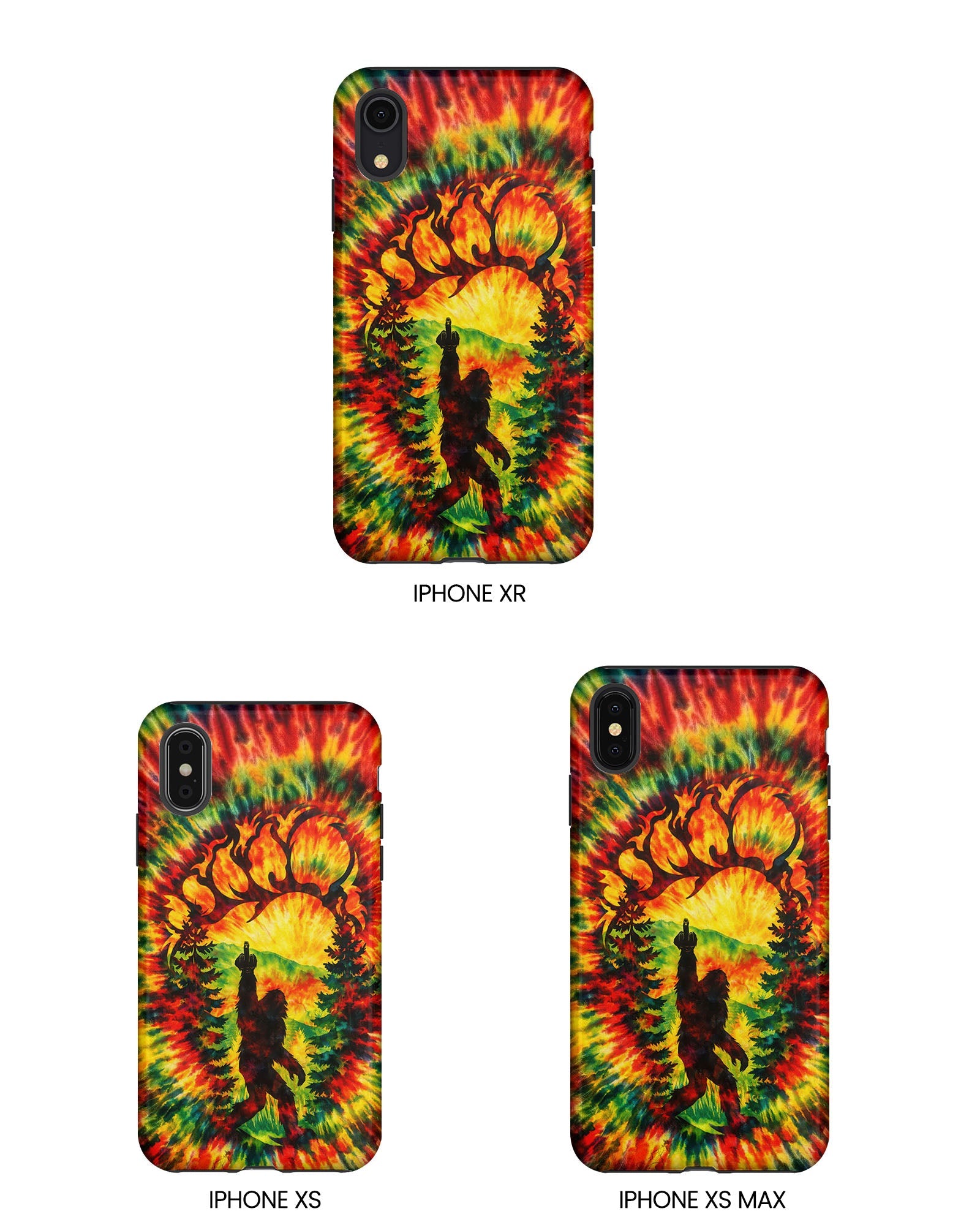BIGFOOT FOOTPRINT SWIRL  PHONE CASE  - TLTW2605262