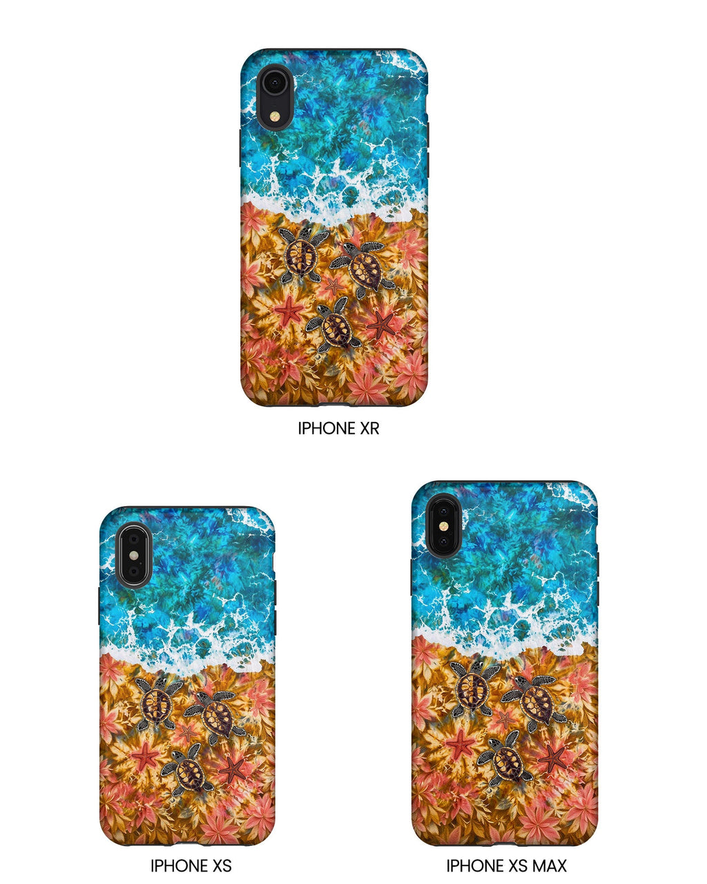 SEA TURTLE SALTY WAVES PHONE CASE  - TLHG1405264