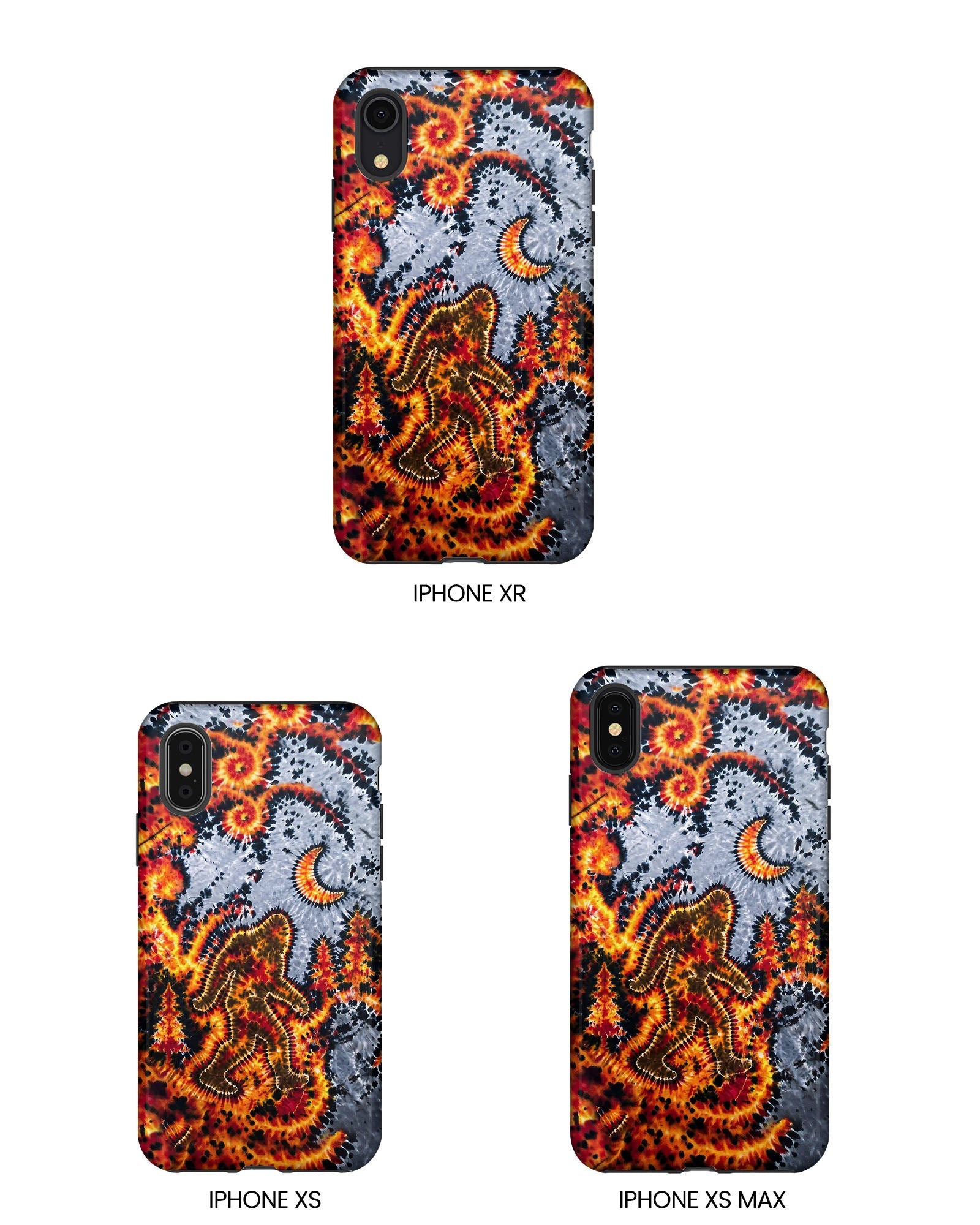 BIGFOOT IN FOREST CRESCENT MOON PHONE CASE  - TLHG2805264