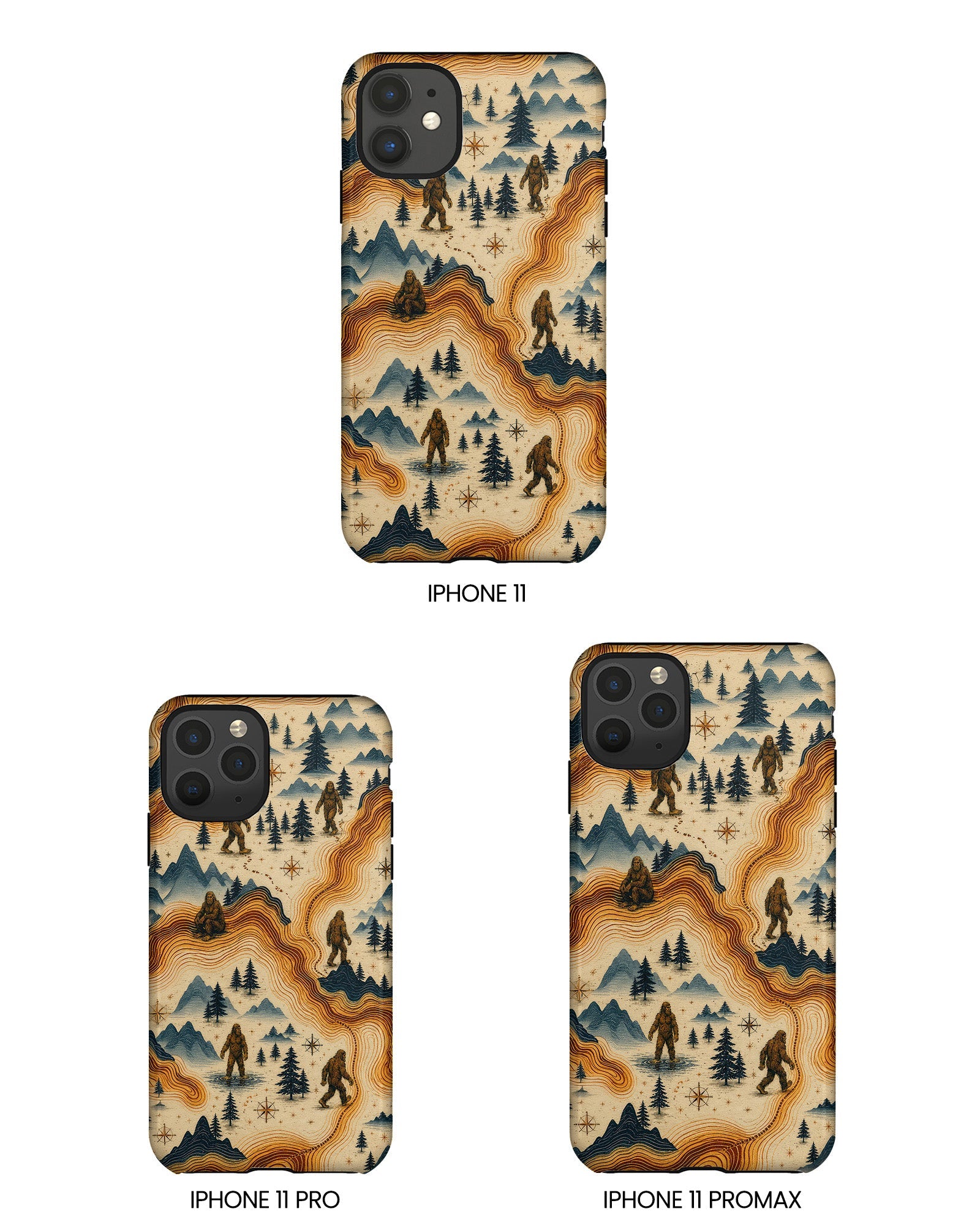BIGFOOT VINTAGE LANDSCAPE PHONE CASE - TLNO0307261