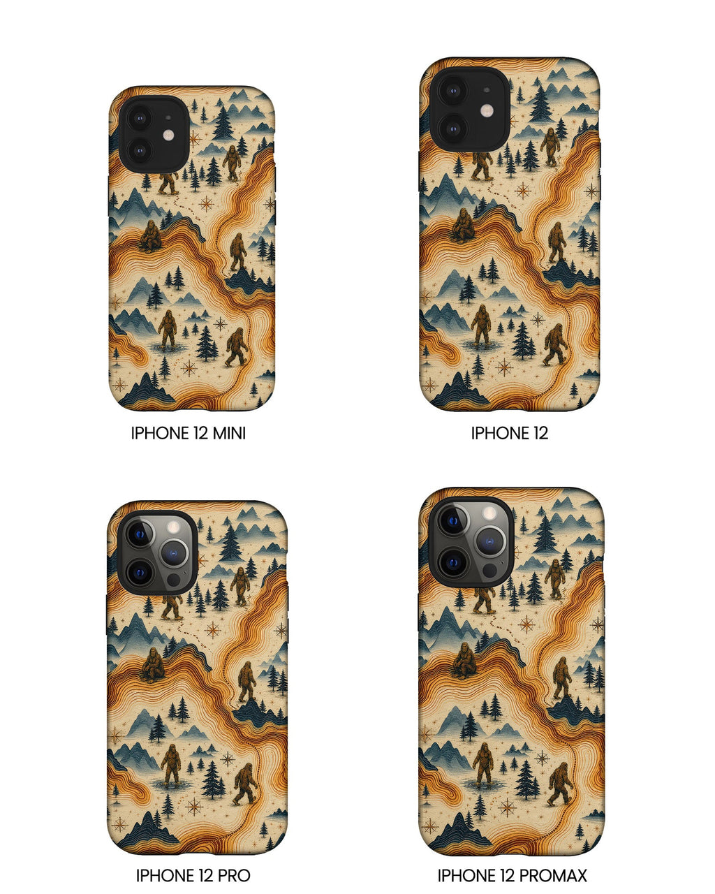 BIGFOOT VINTAGE LANDSCAPE PHONE CASE - TLNO0307261