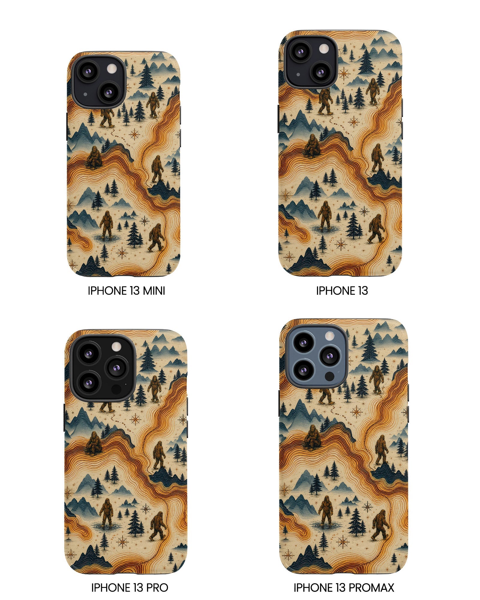 BIGFOOT VINTAGE LANDSCAPE PHONE CASE - TLNO0307261