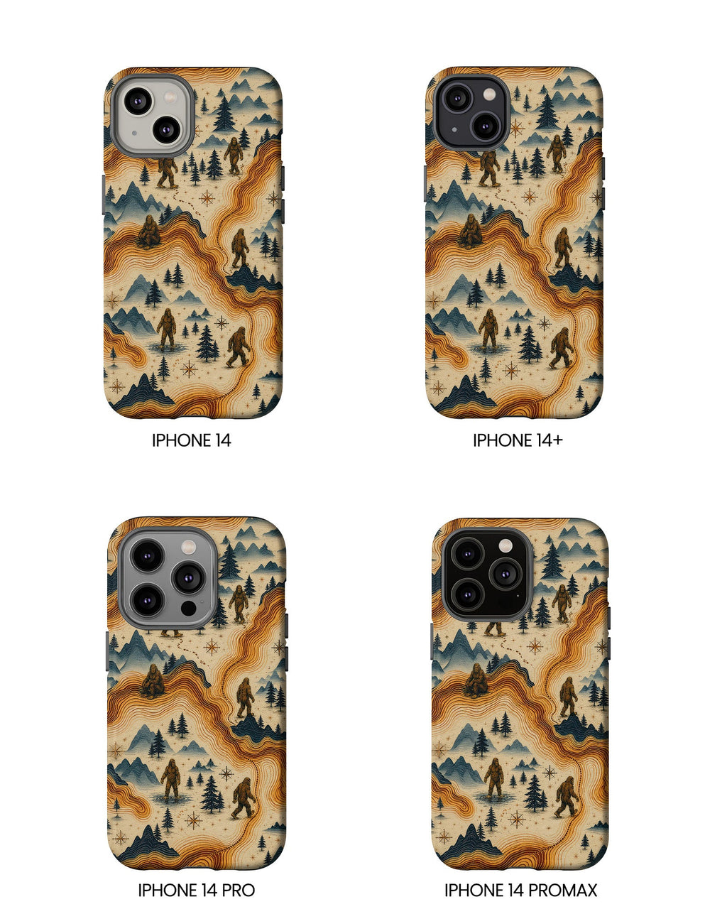 BIGFOOT VINTAGE LANDSCAPE PHONE CASE - TLNO0307261