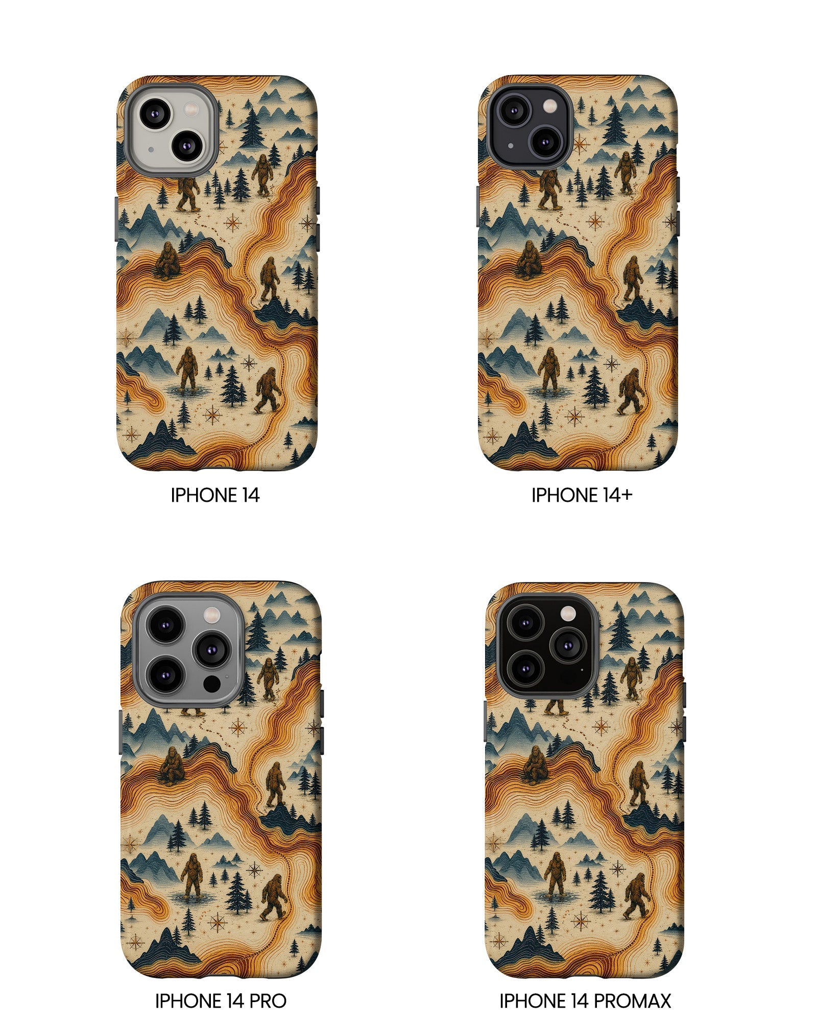 BIGFOOT VINTAGE LANDSCAPE PHONE CASE - TLNO0307261