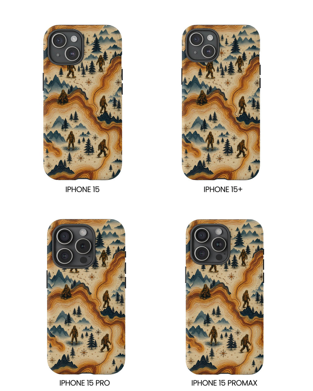 BIGFOOT VINTAGE LANDSCAPE PHONE CASE - TLNO0307261