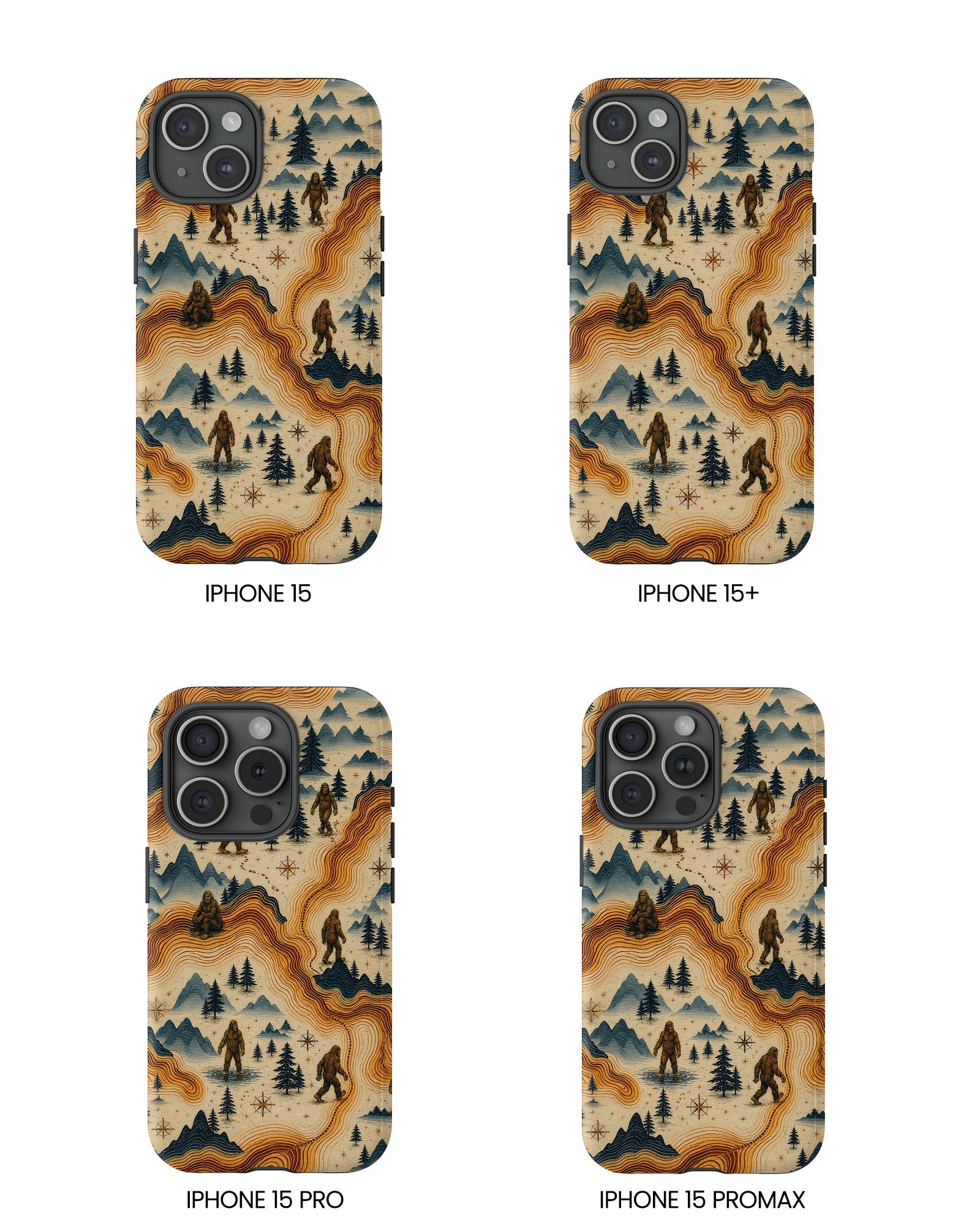 BIGFOOT VINTAGE LANDSCAPE PHONE CASE - TLNO0307261