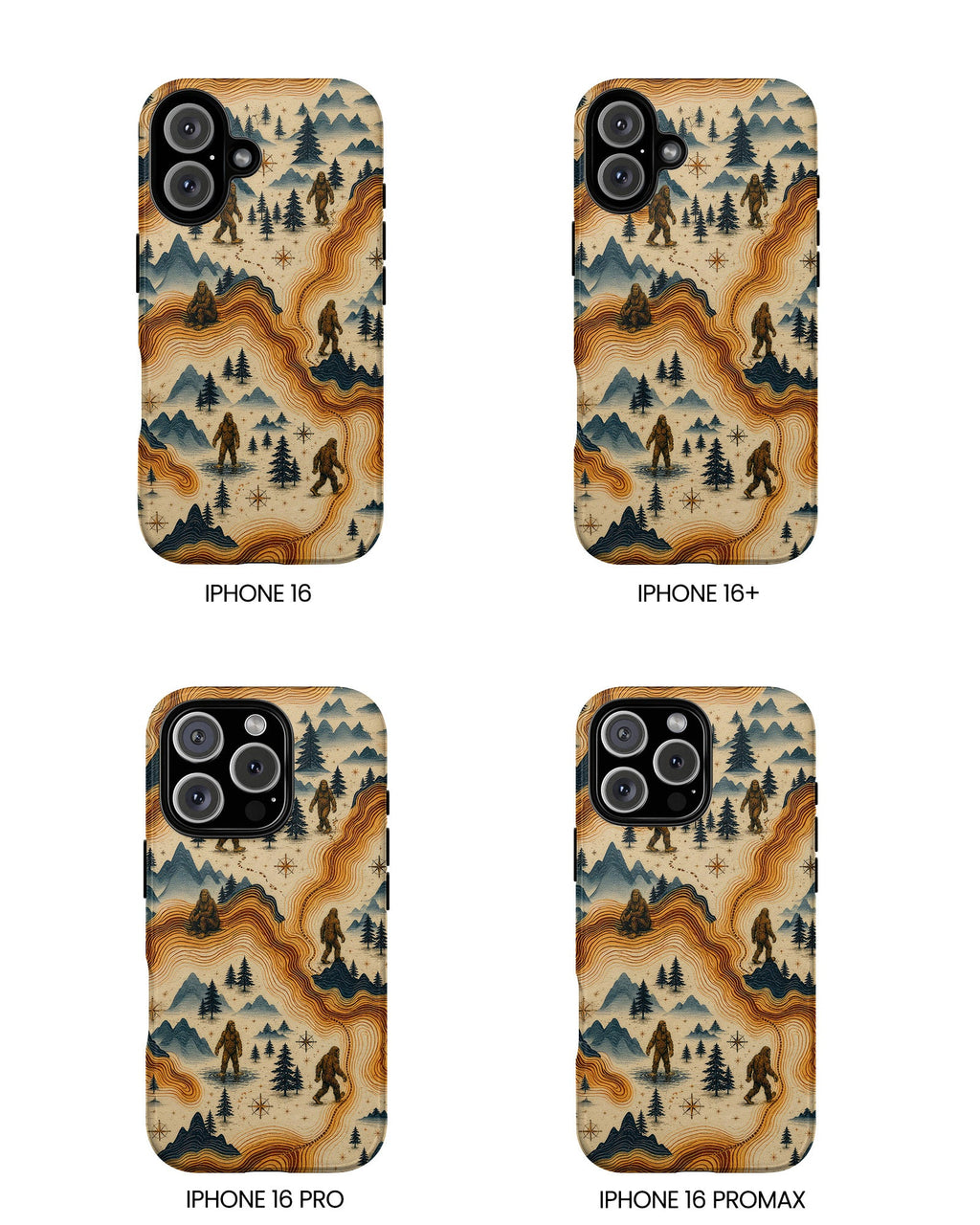 BIGFOOT VINTAGE LANDSCAPE PHONE CASE - TLNO0307261