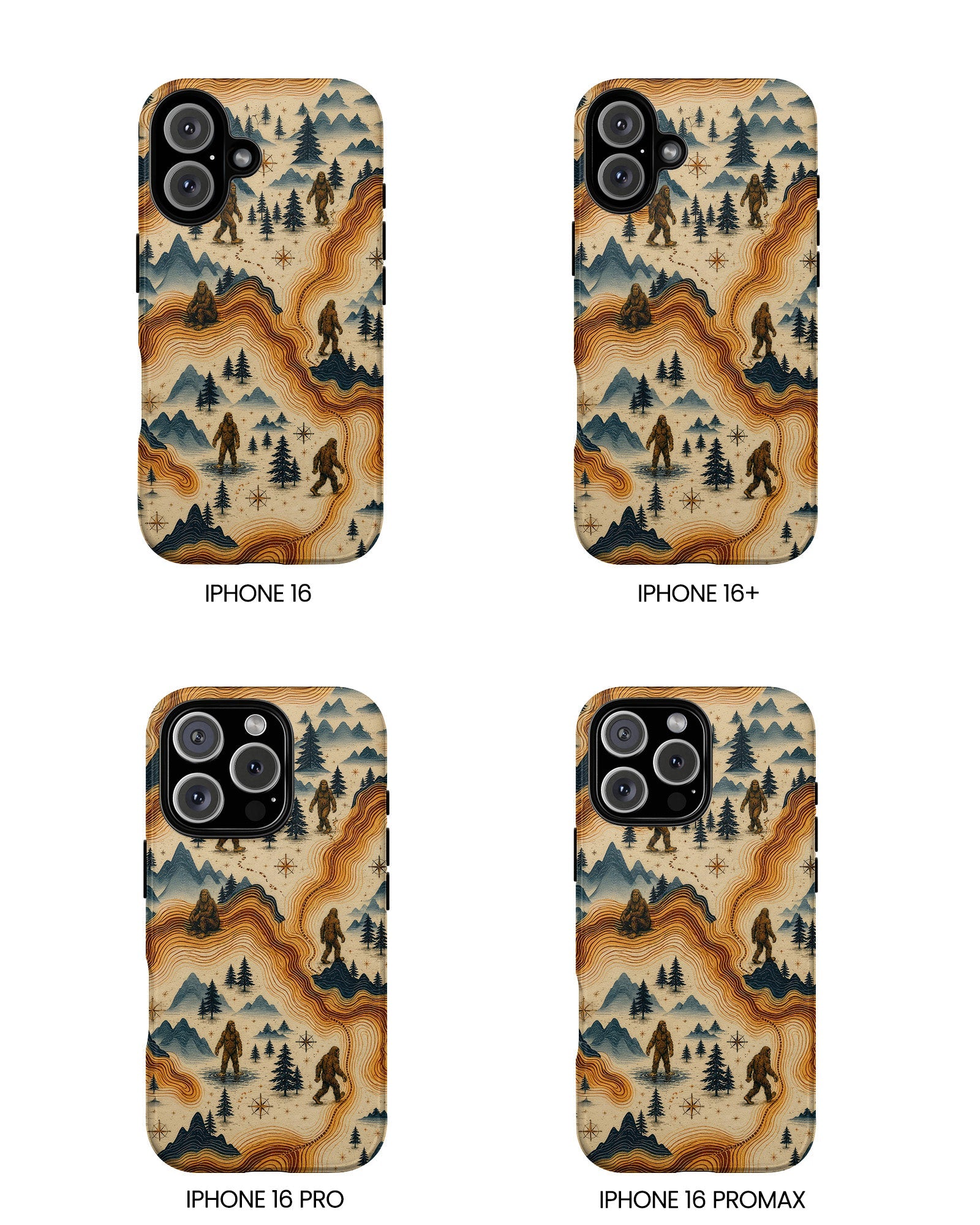 BIGFOOT VINTAGE LANDSCAPE PHONE CASE - TLNO0307261