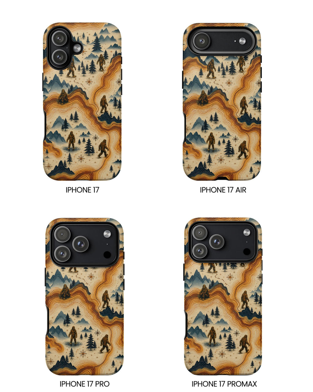 BIGFOOT VINTAGE LANDSCAPE PHONE CASE - TLNO0307261