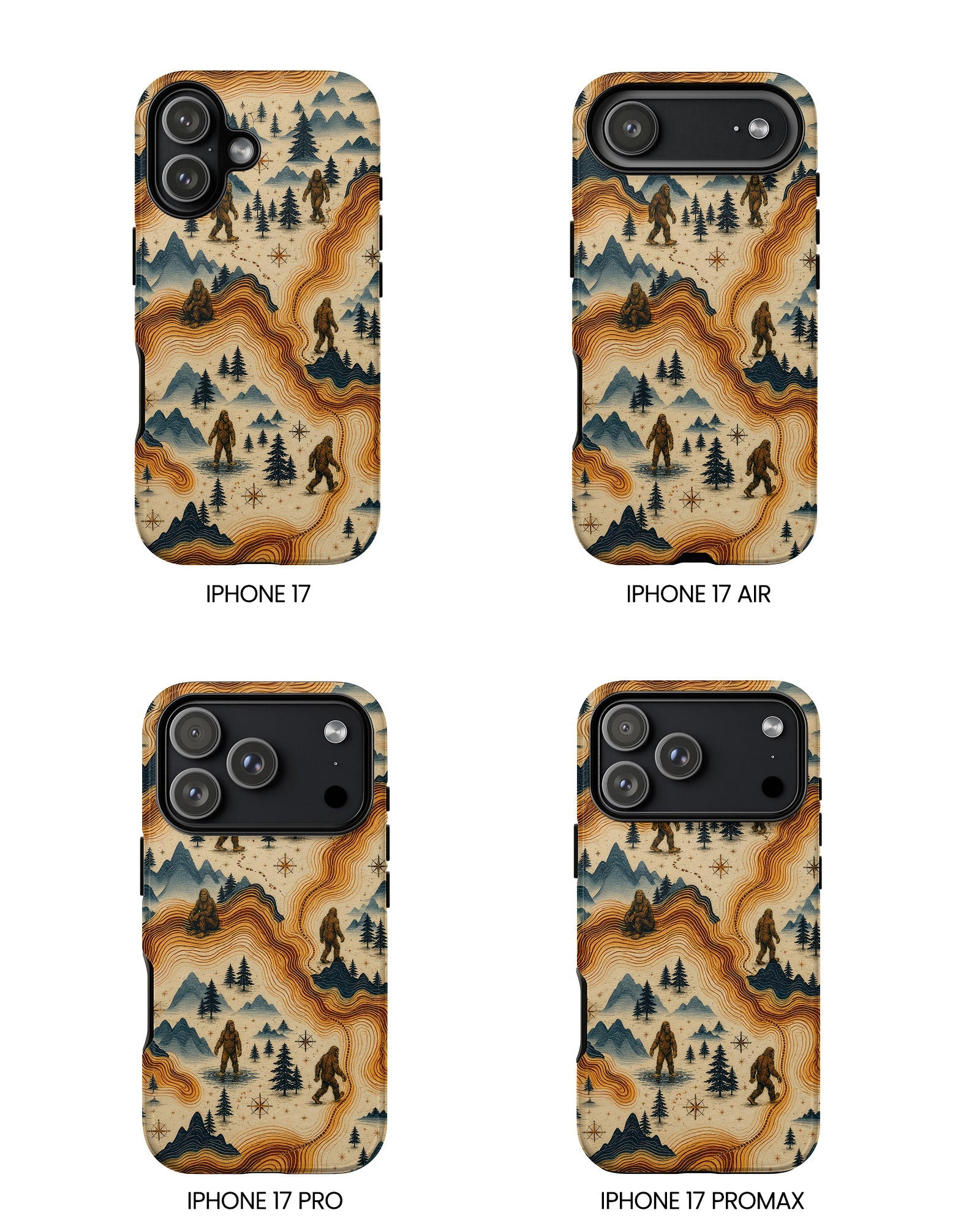 BIGFOOT VINTAGE LANDSCAPE PHONE CASE - TLNO0307261