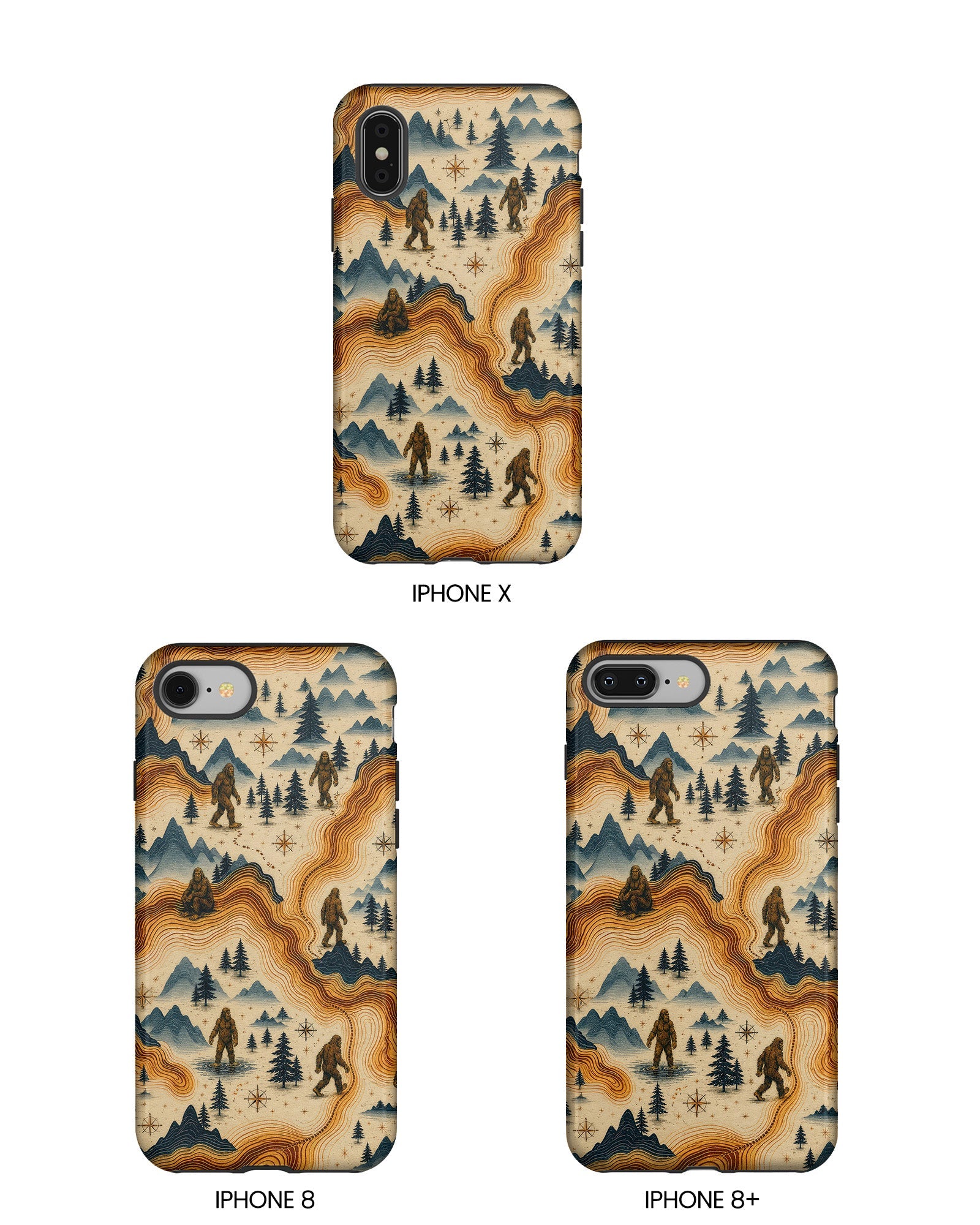 BIGFOOT VINTAGE LANDSCAPE PHONE CASE - TLNO0307261