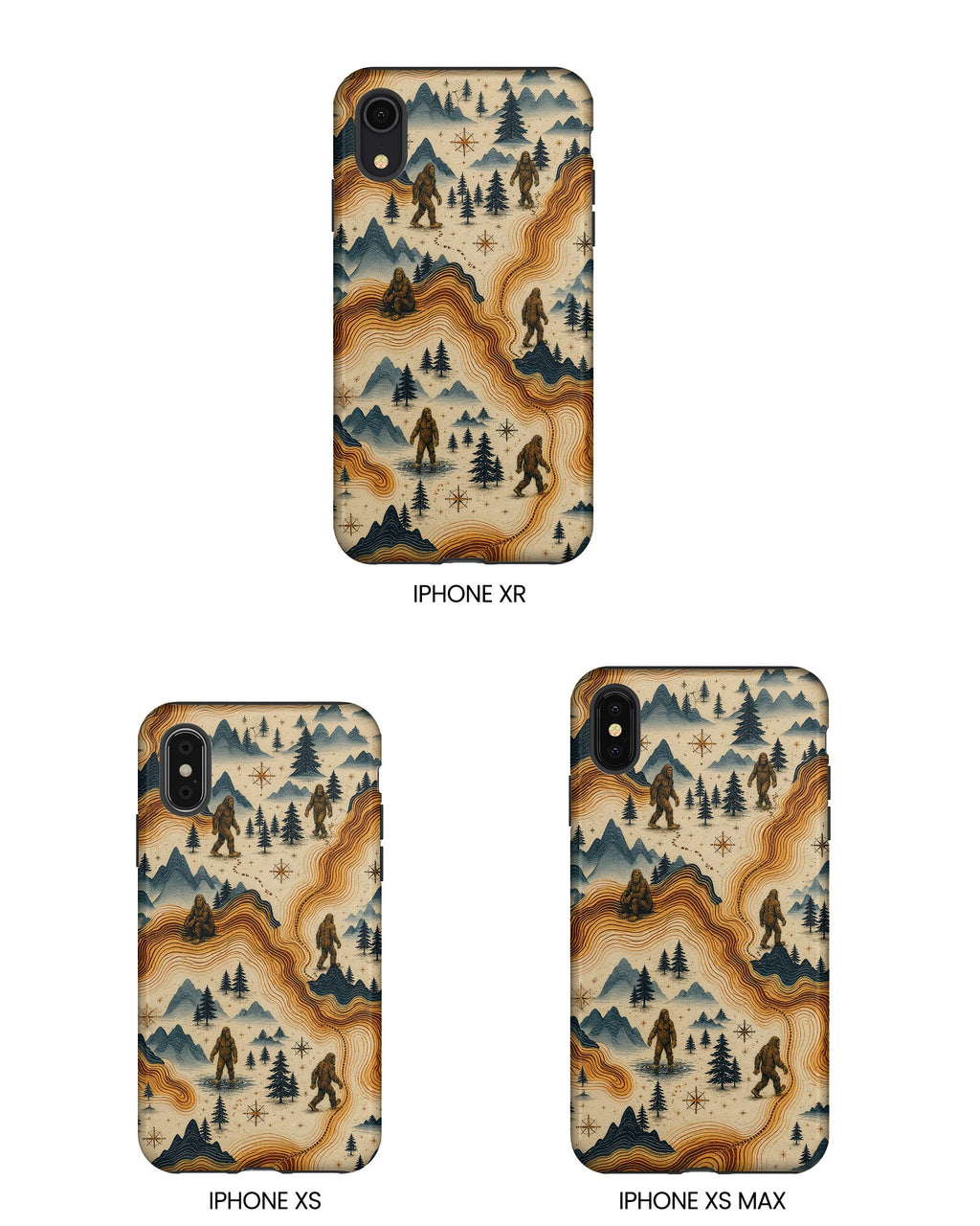 BIGFOOT VINTAGE LANDSCAPE PHONE CASE - TLNO0307261