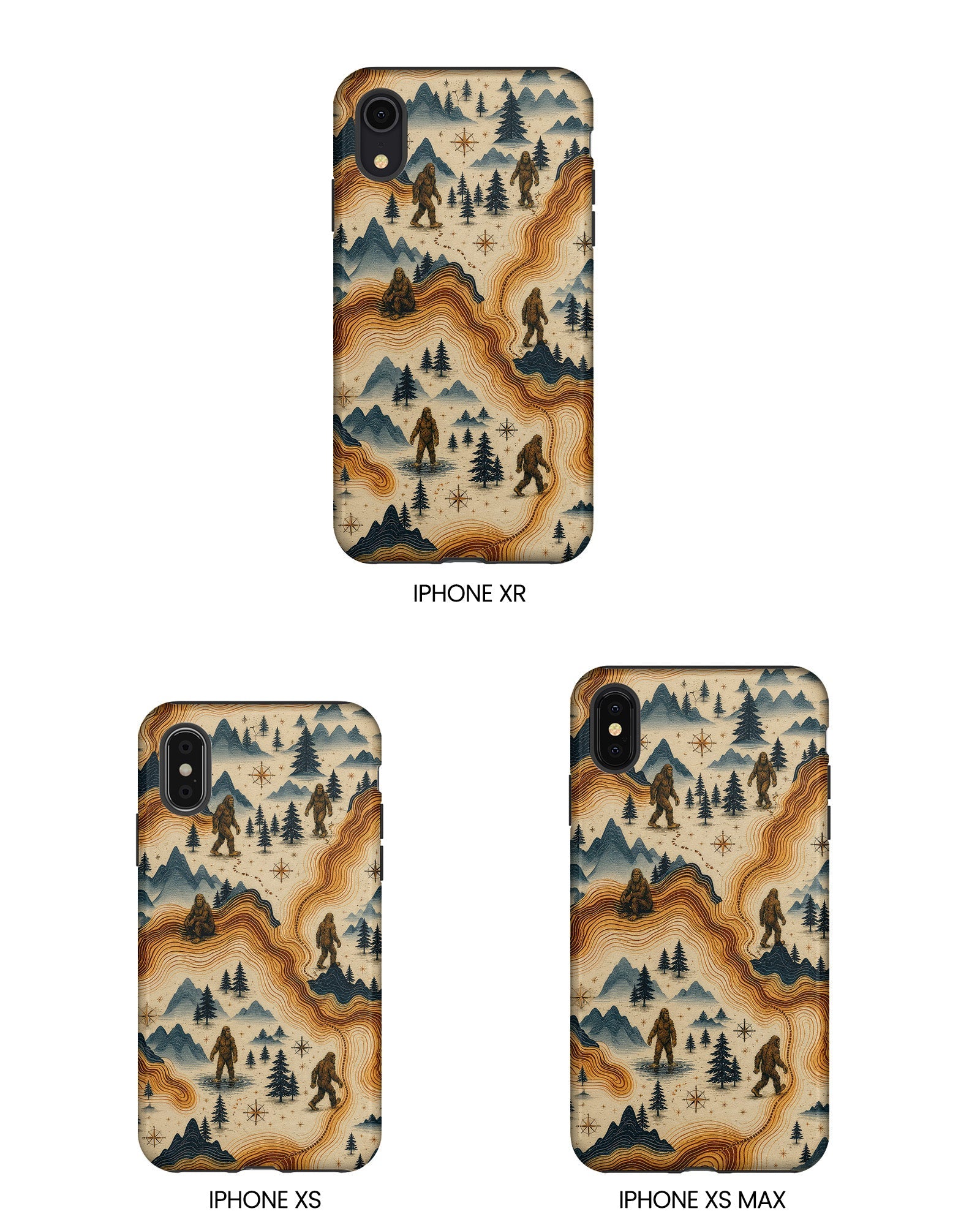 BIGFOOT VINTAGE LANDSCAPE PHONE CASE - TLNO0307261