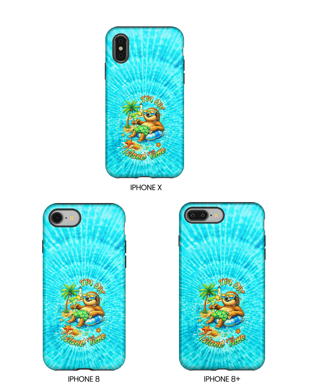 I'M ON ISLAND TIME SLOTH   PHONE CASE  - TLHG1205264