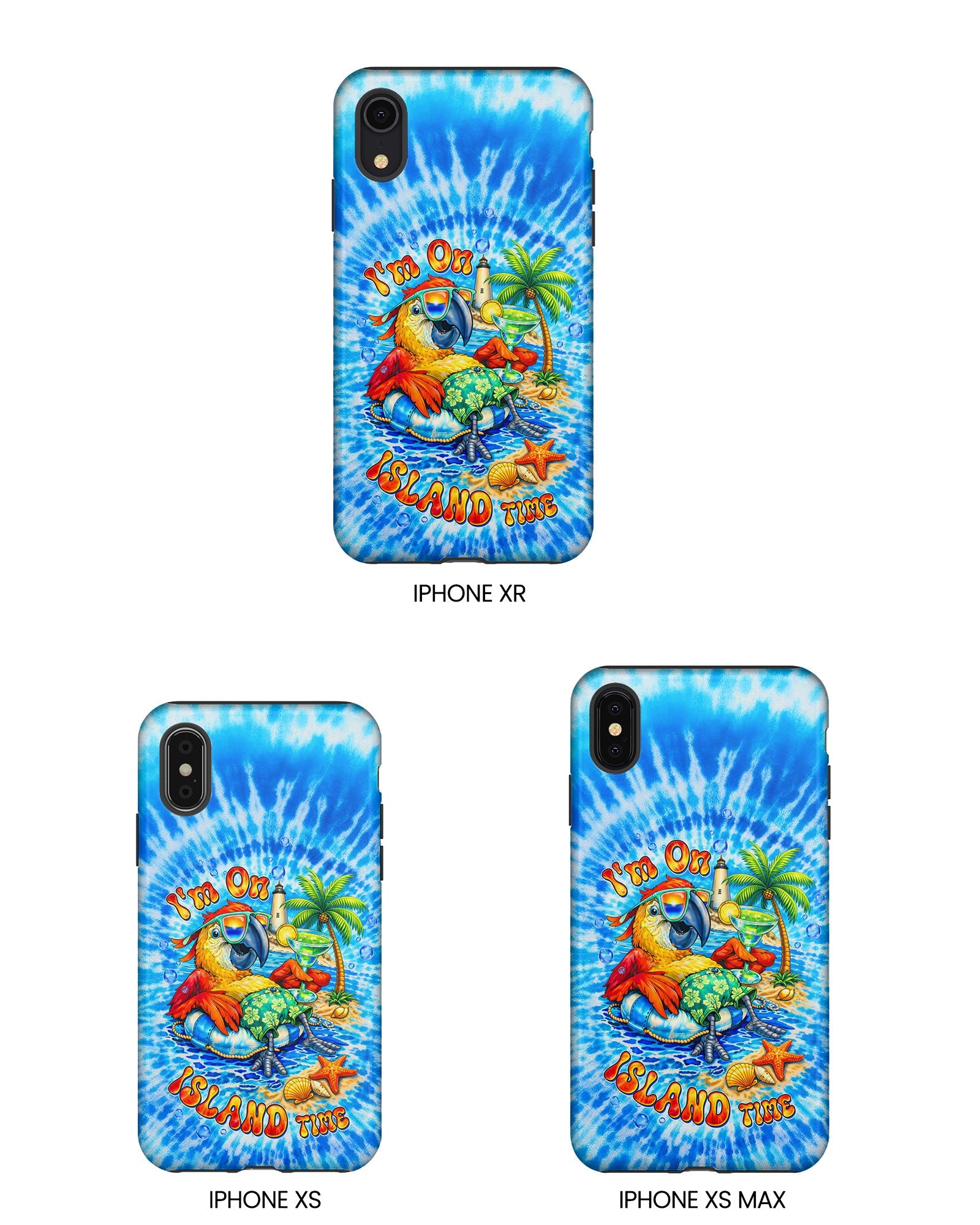 I'M ON ISLAND TIME PARROT SWIRL PHONE CASE   - TLTW1304262