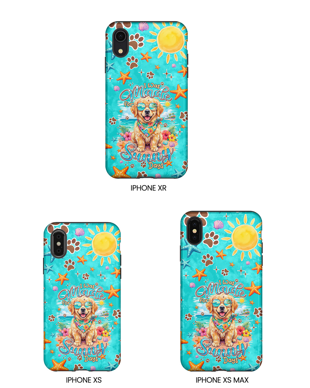 I WAS MADE FOR SUNNY DAYS GOLDEN RETRIEVER DOG PHONE CASE - TYPQ0206261