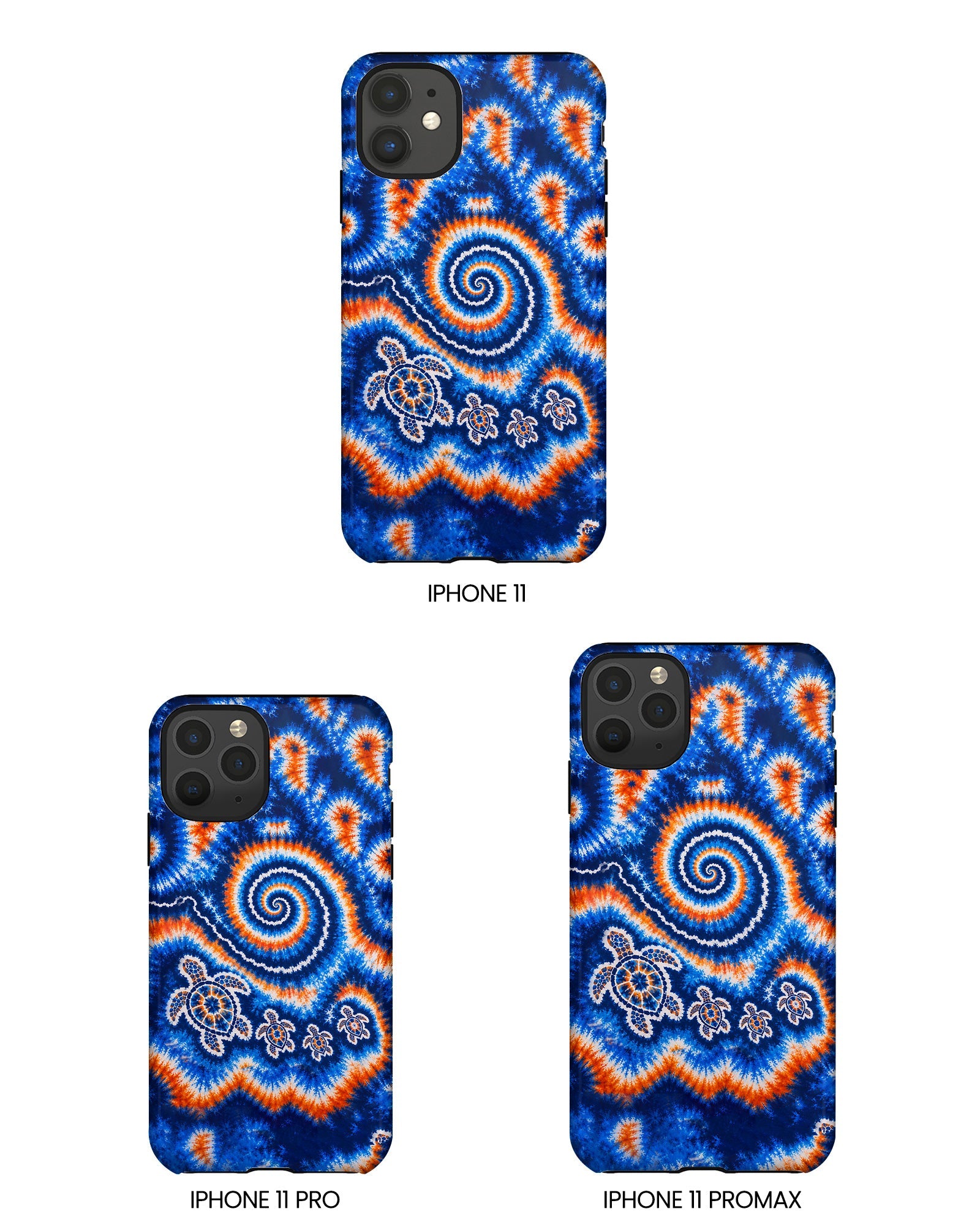 TURTLES WAVES SWIRL PHONE CASE   - TLHN0805264