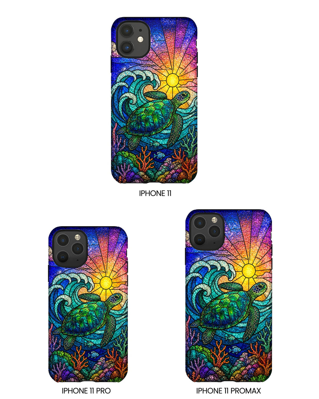 SEA TURTLE WAVES PHONE CASE  - TLTW0505263