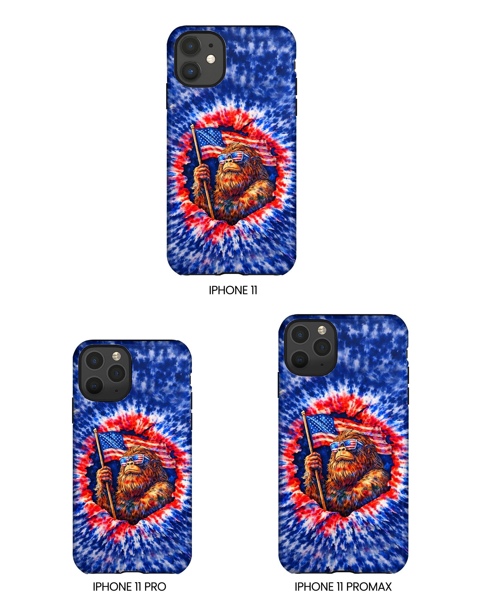 BIGFOOT WITH FLAG PHONE CASE - TLHN0705264