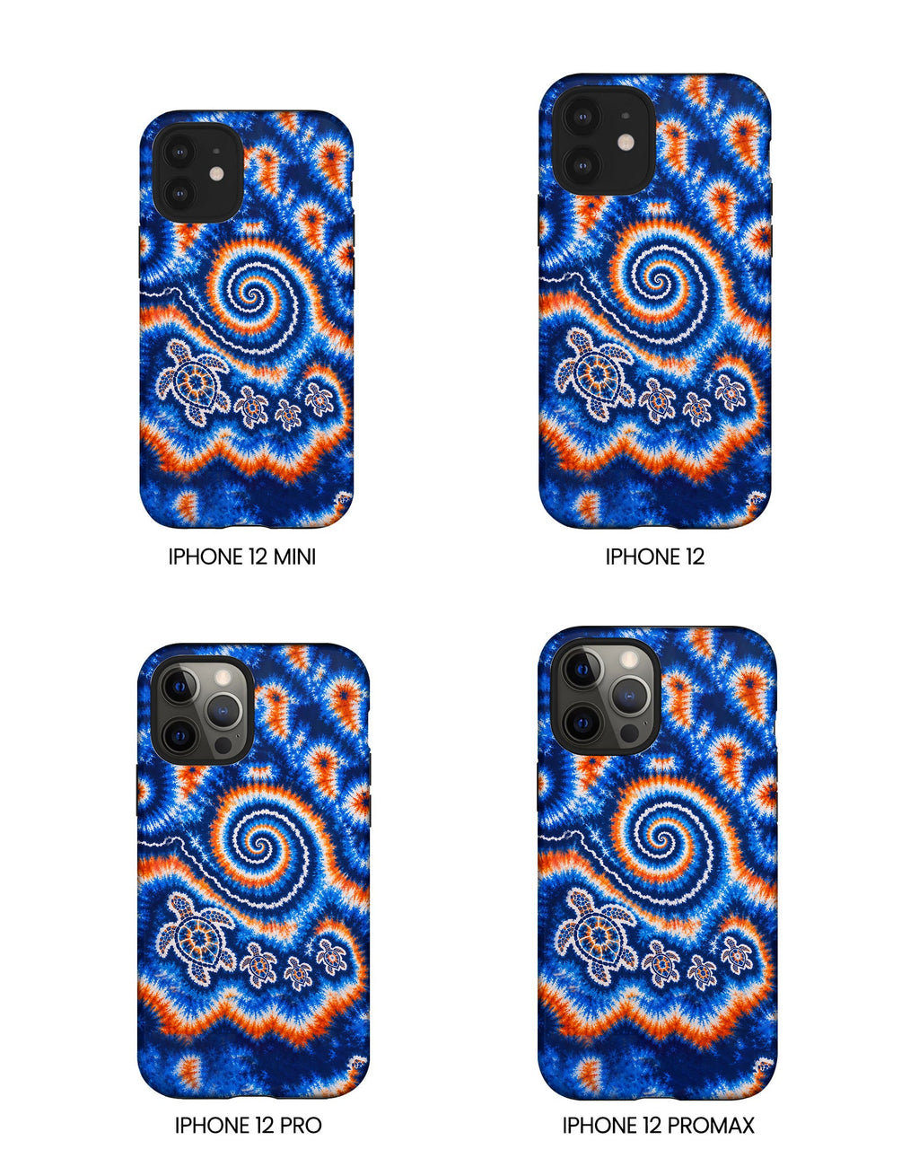 TURTLES WAVES SWIRL PHONE CASE   - TLHN0805264