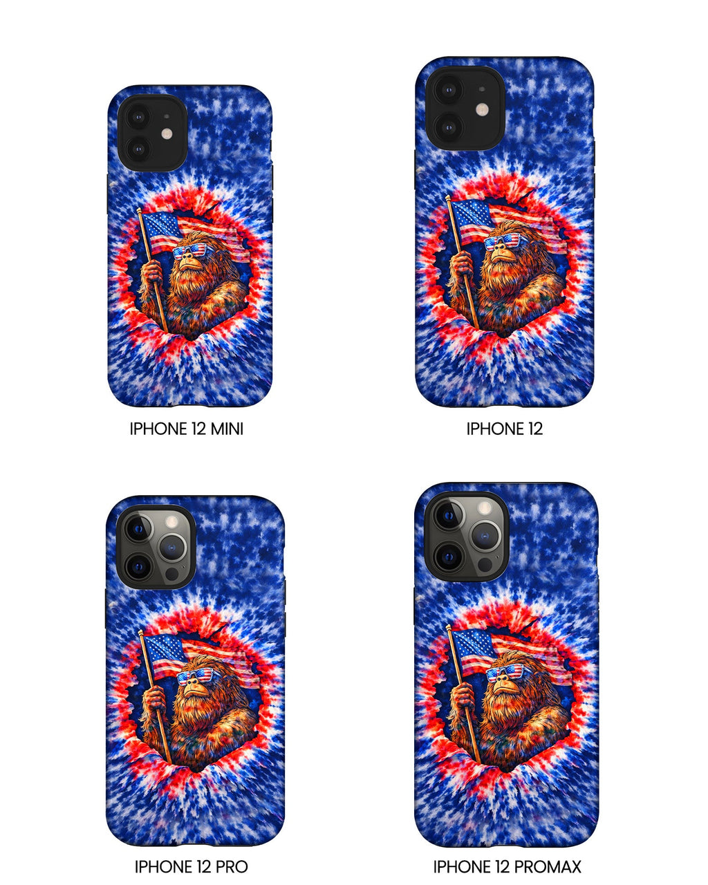 BIGFOOT WITH FLAG PHONE CASE - TLHN0705264