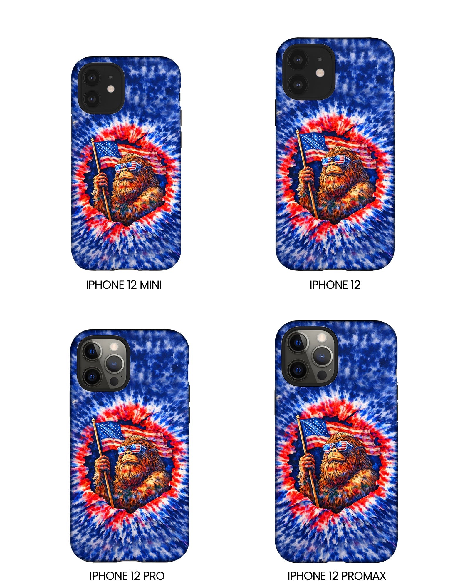 BIGFOOT WITH FLAG PHONE CASE - TLHN0705264