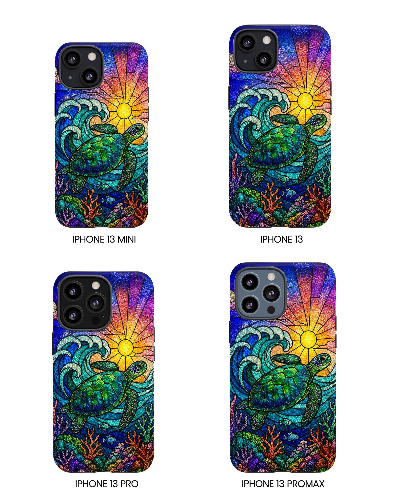 SEA TURTLE WAVES PHONE CASE  - TLTW0505263