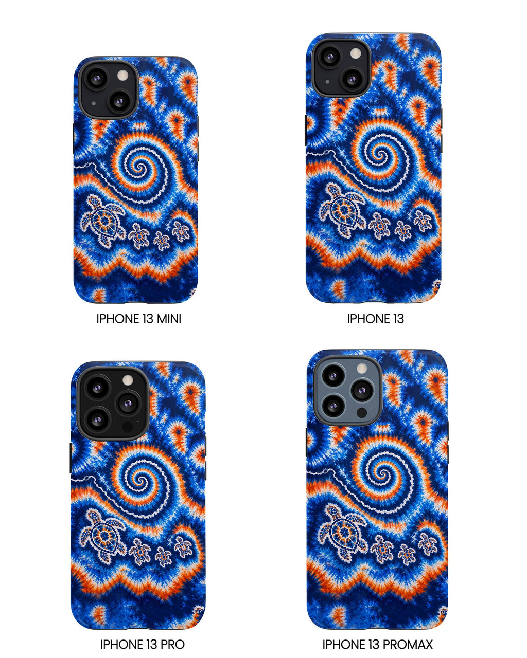 TURTLES WAVES SWIRL PHONE CASE   - TLHN0805264