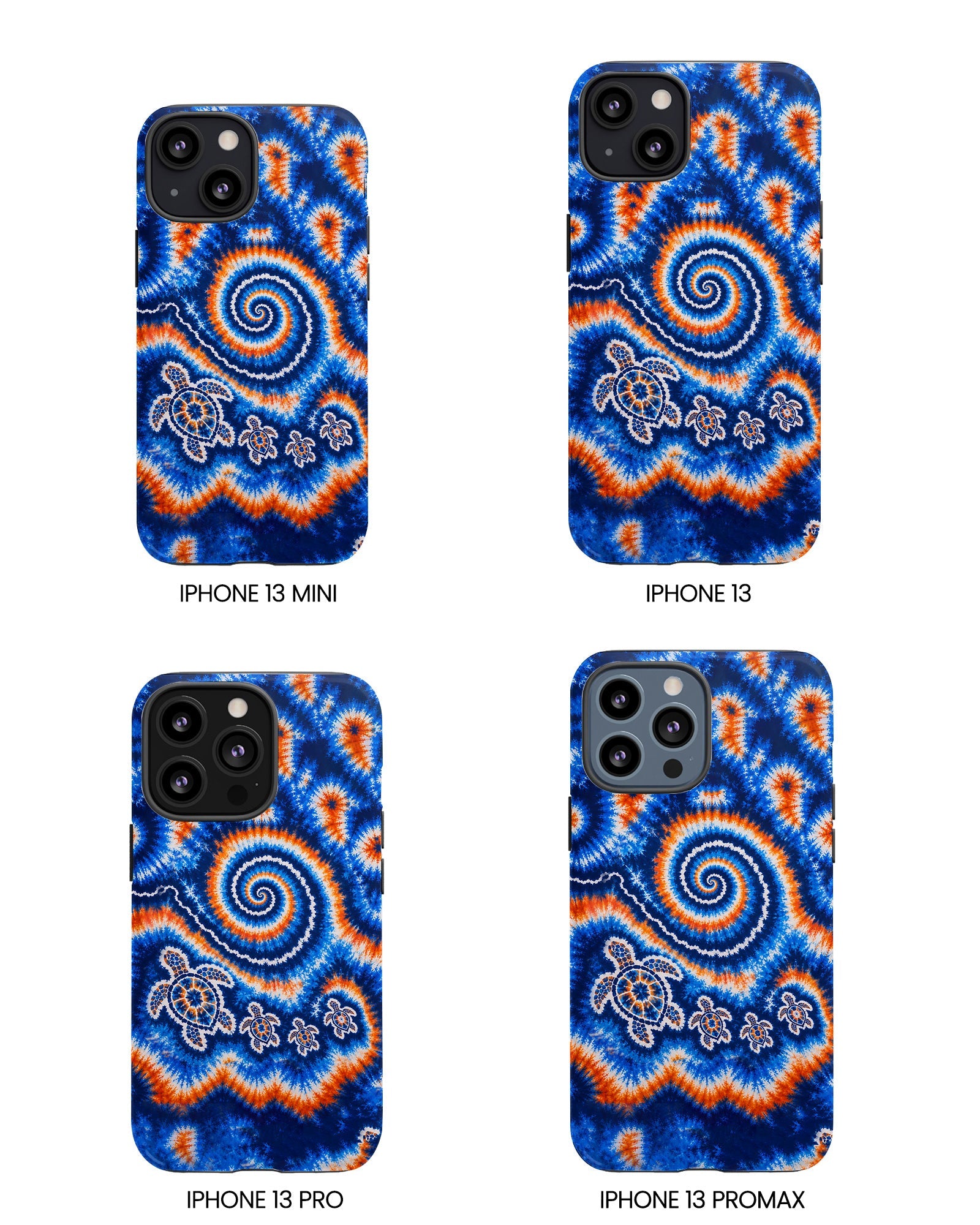 TURTLES WAVES SWIRL PHONE CASE   - TLHN0805264