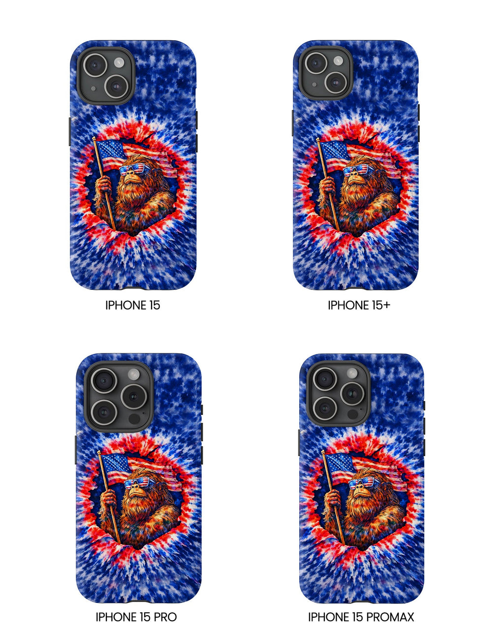 BIGFOOT WITH FLAG PHONE CASE - TLHN0705264