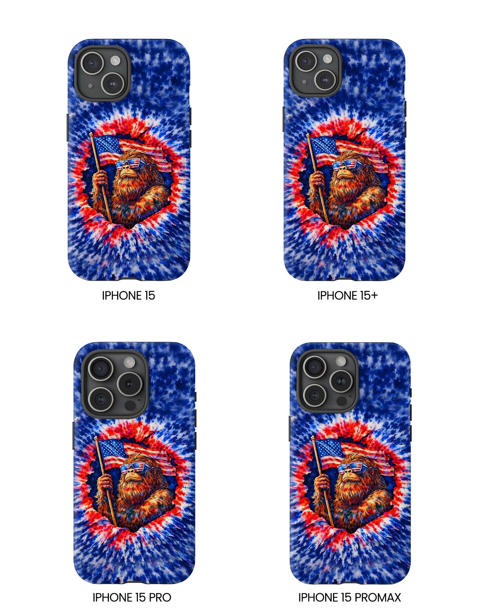 BIGFOOT WITH FLAG PHONE CASE - TLHN0705264