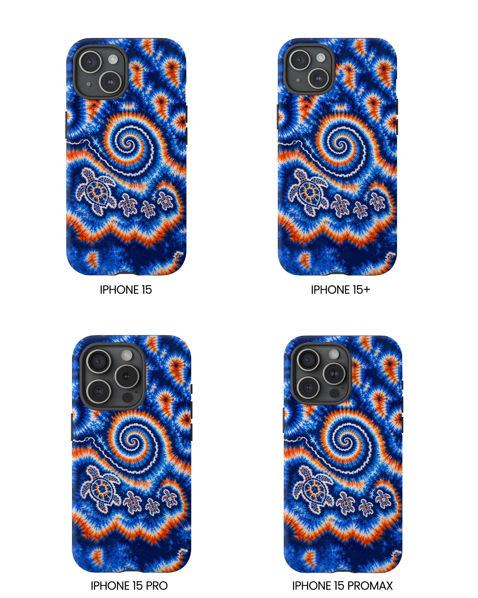 TURTLES WAVES SWIRL PHONE CASE   - TLHN0805264